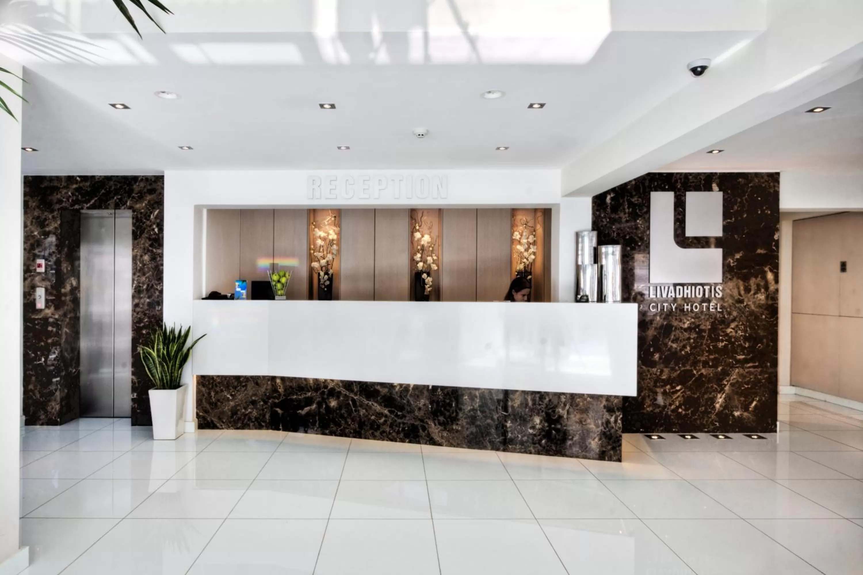 Lobby or reception in Livadhiotis City Hotel