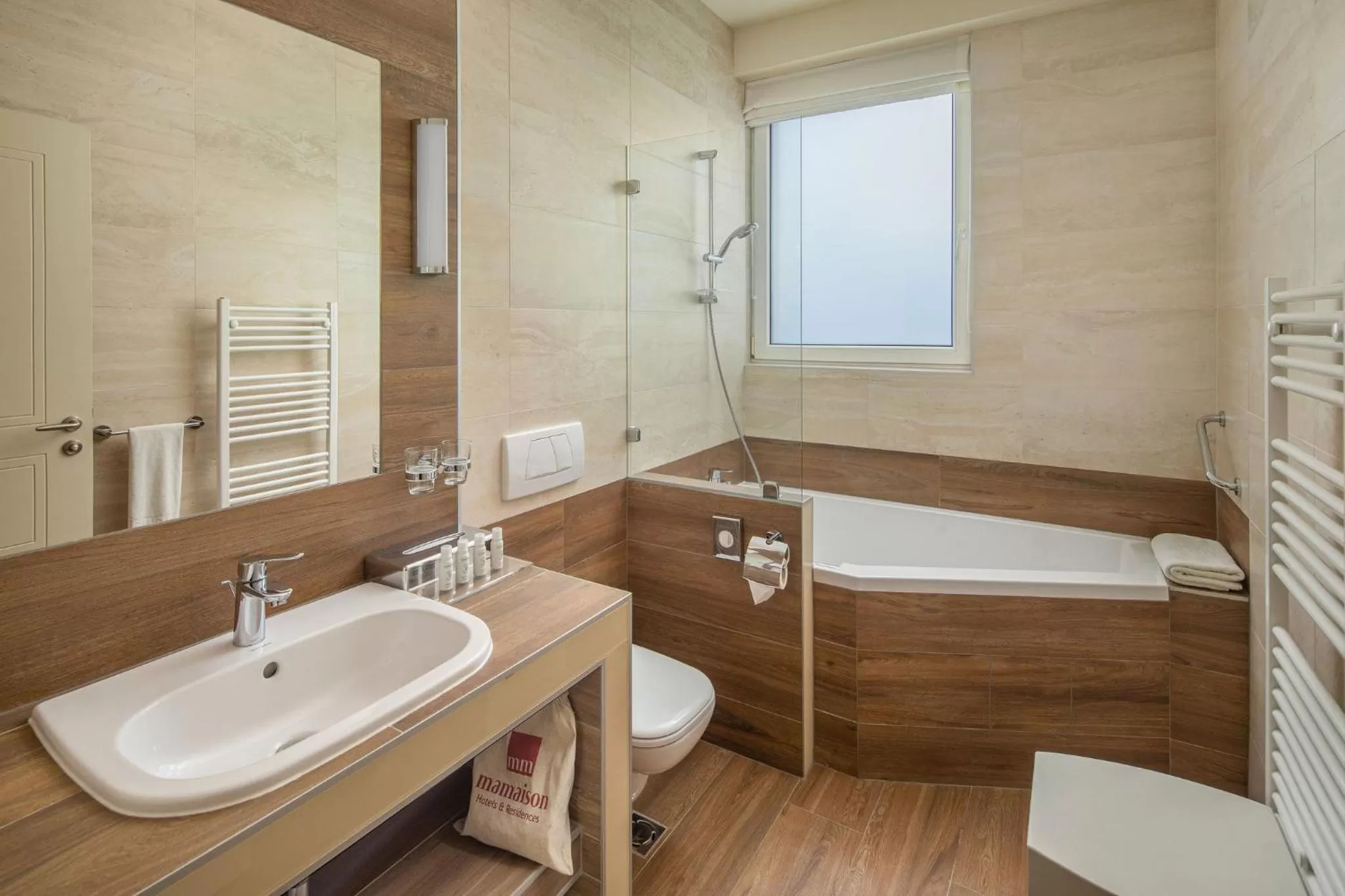 Shower in Mamaison Hotel Andrassy Budapest