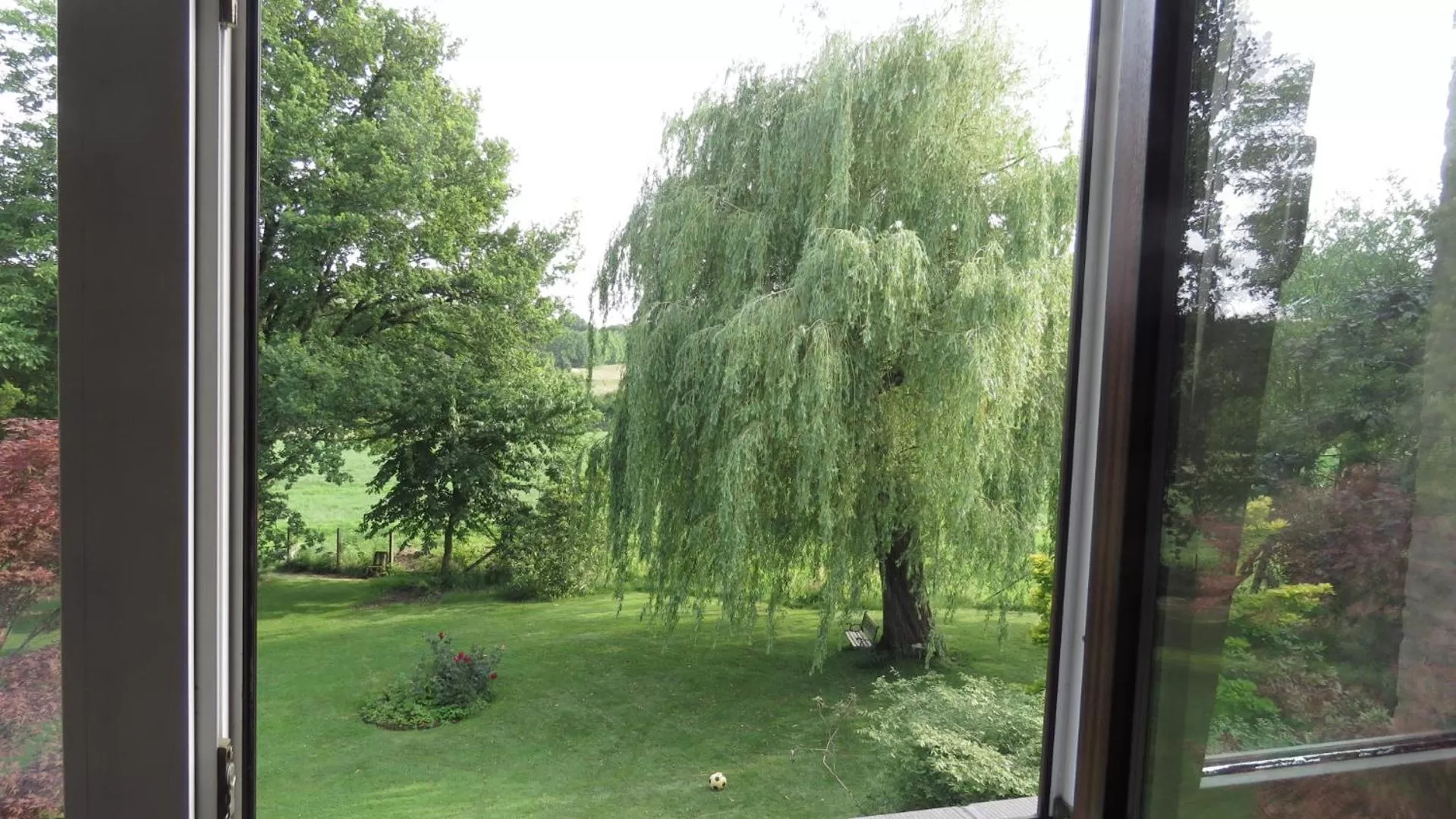 Garden view in Prince d'Orange Bed & Breakfast