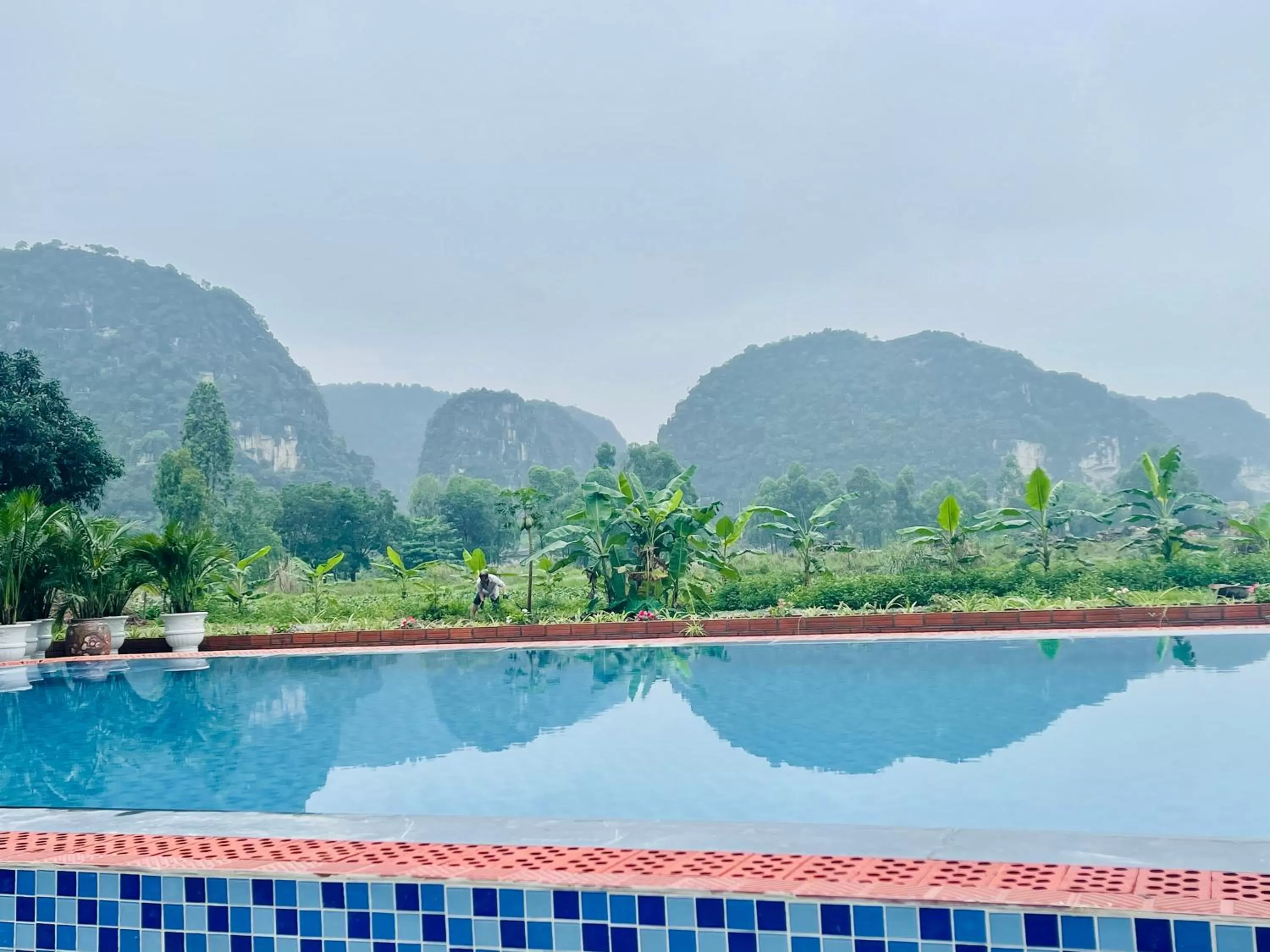 Swimming Pool in Trang An Lotus Lake Homestay