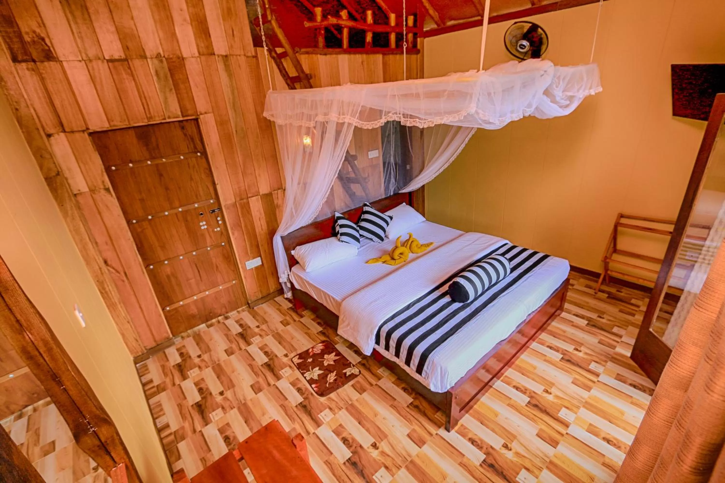 Bedroom, Bed in Ella 100 View Cottage