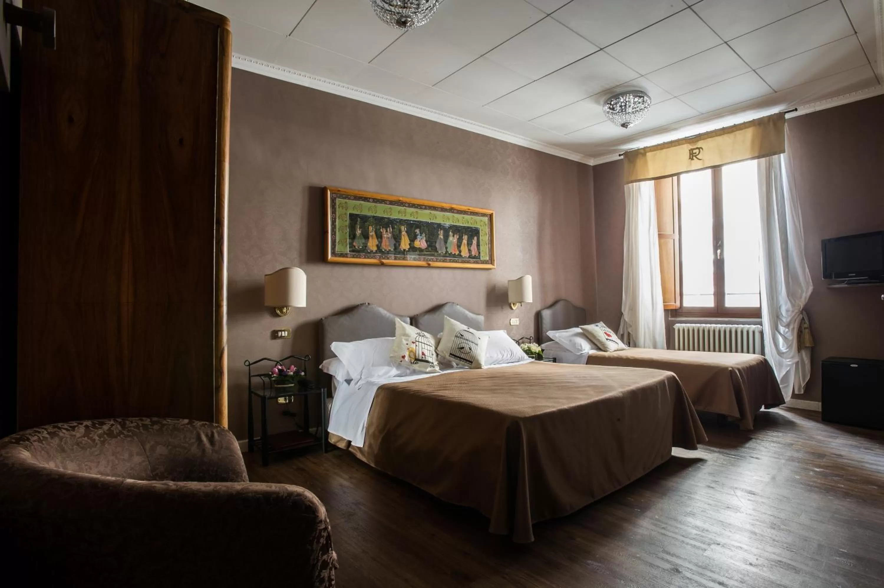 Bed in Hotel Residenza In Farnese