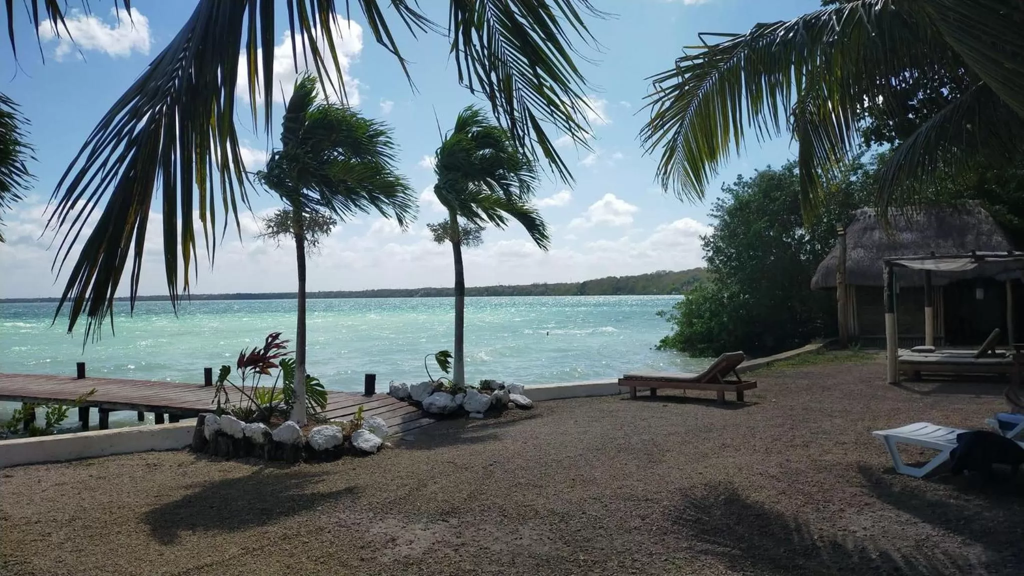 Beach in Hotel Wayak Bacalar