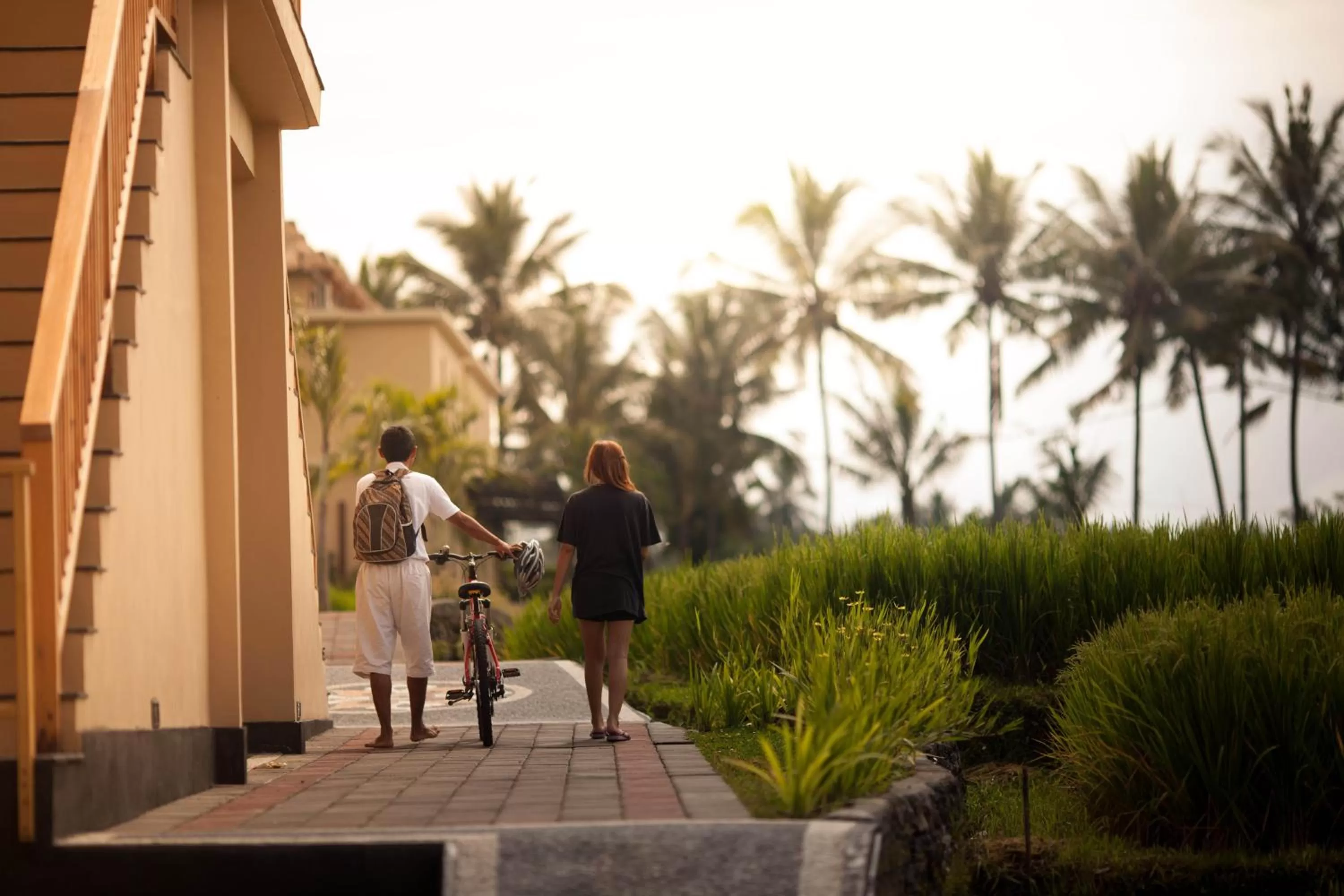 Cycling in Manyi Village Ubud