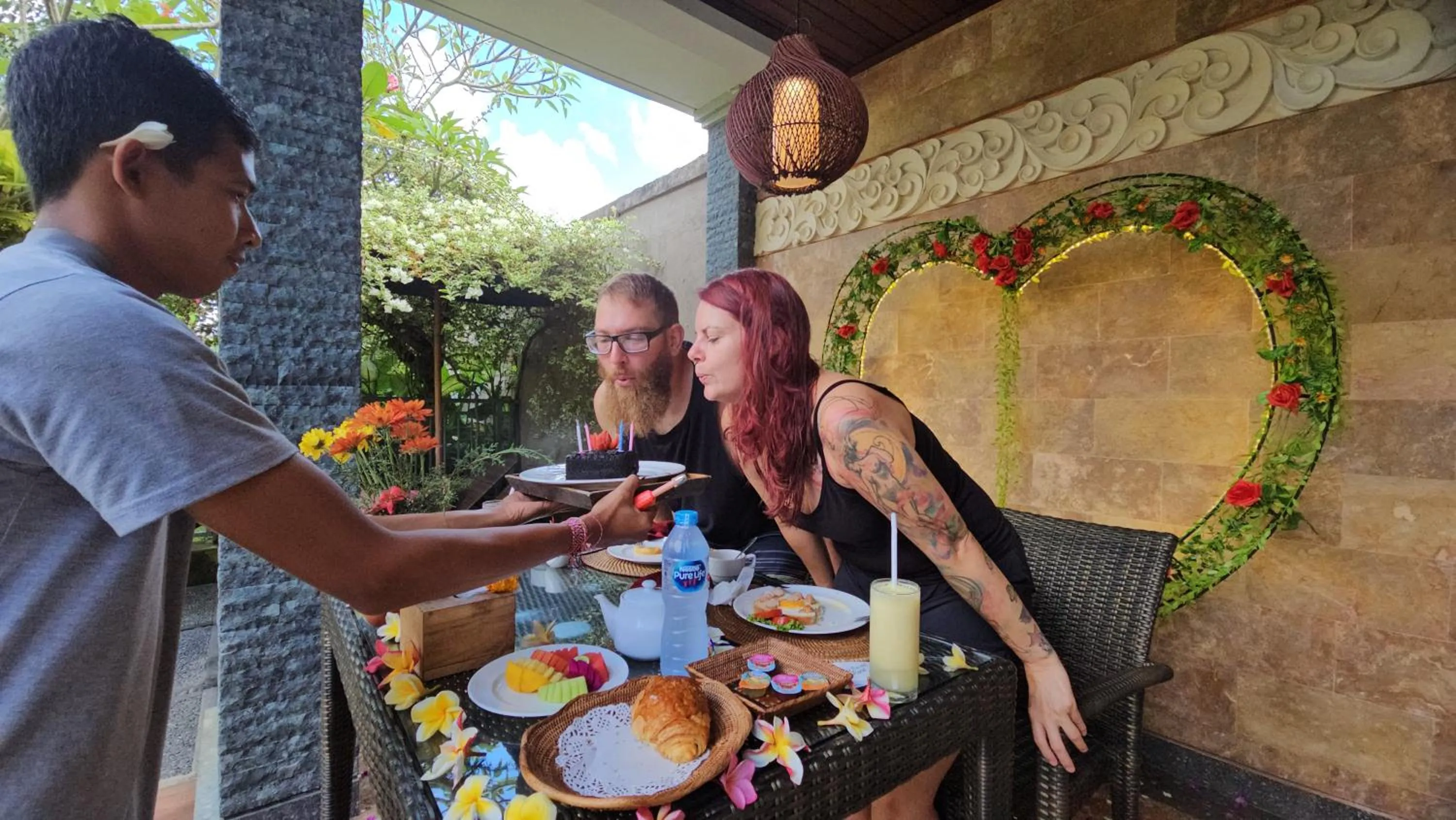 Dinner in Ubud Paradise Villa