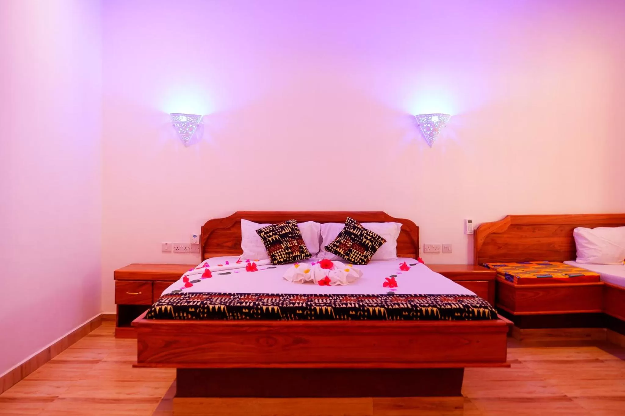 Bed in Nungwi Heritage Resort