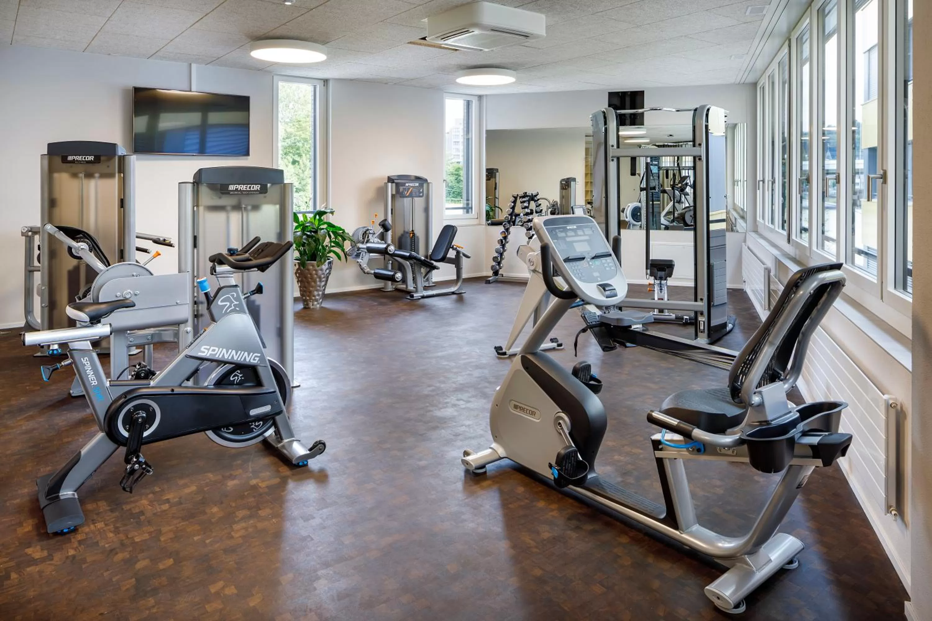 Fitness centre/facilities in Focus Hotel