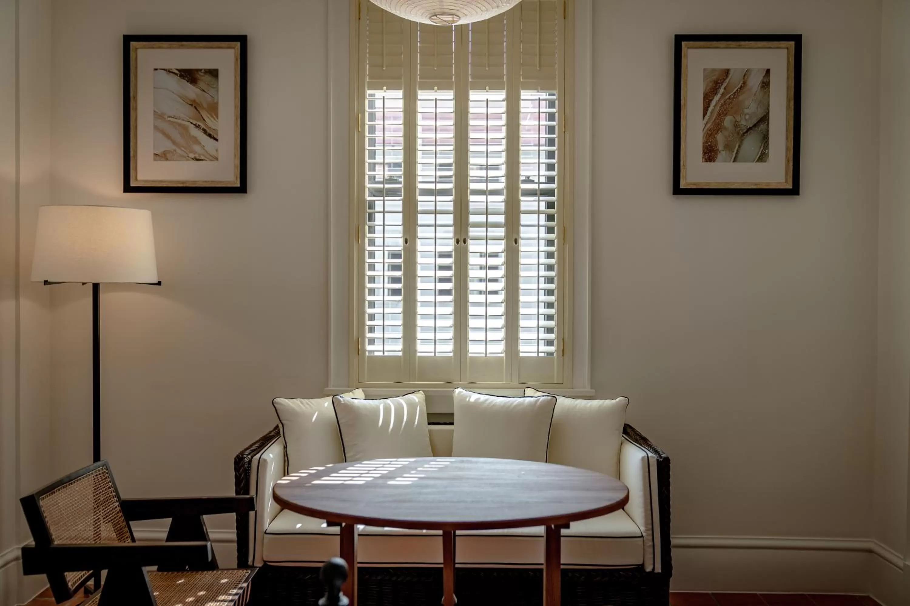 Seating area in Bella Nara Hotel Chiang Mai