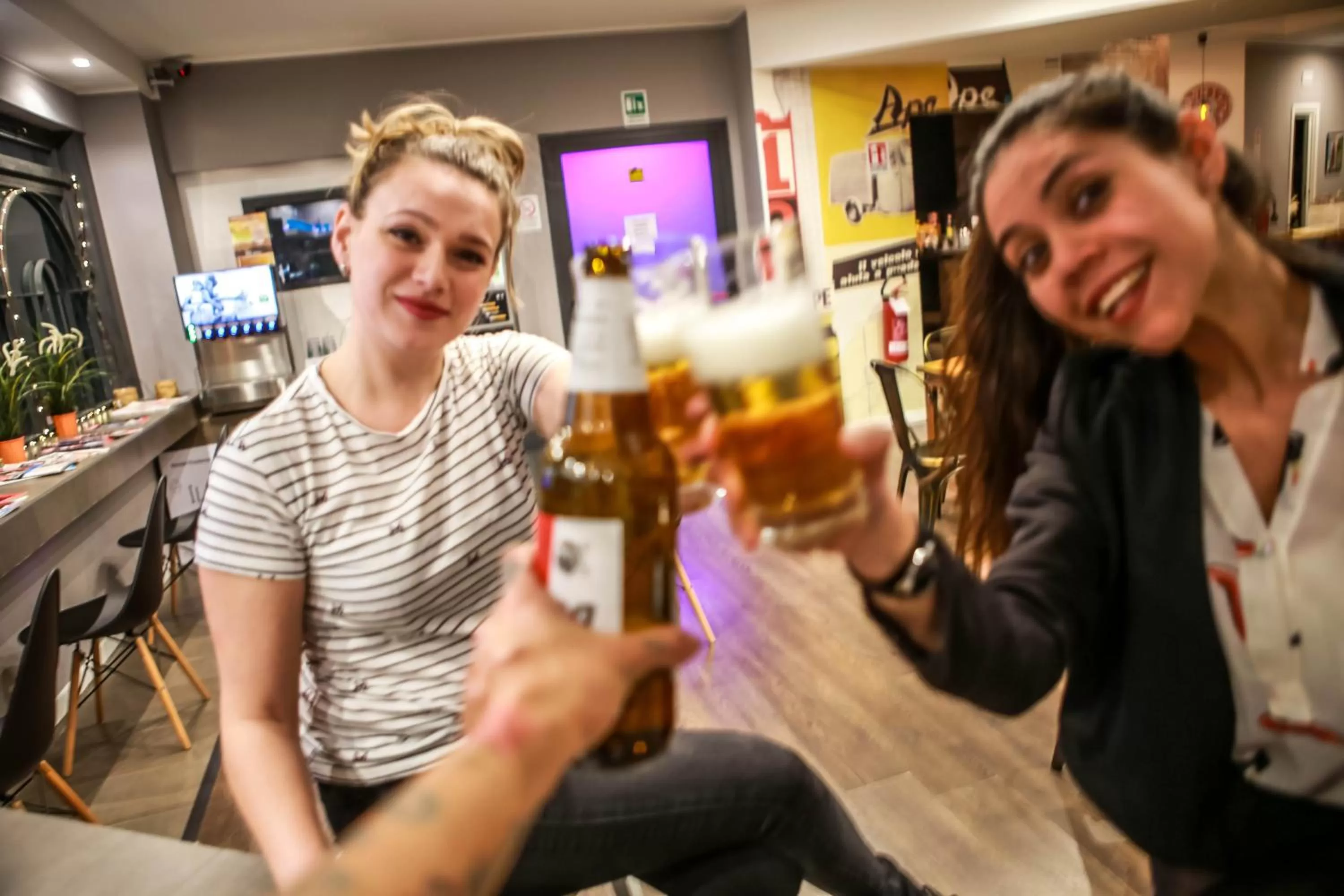 Evening entertainment in Hostel Trastevere