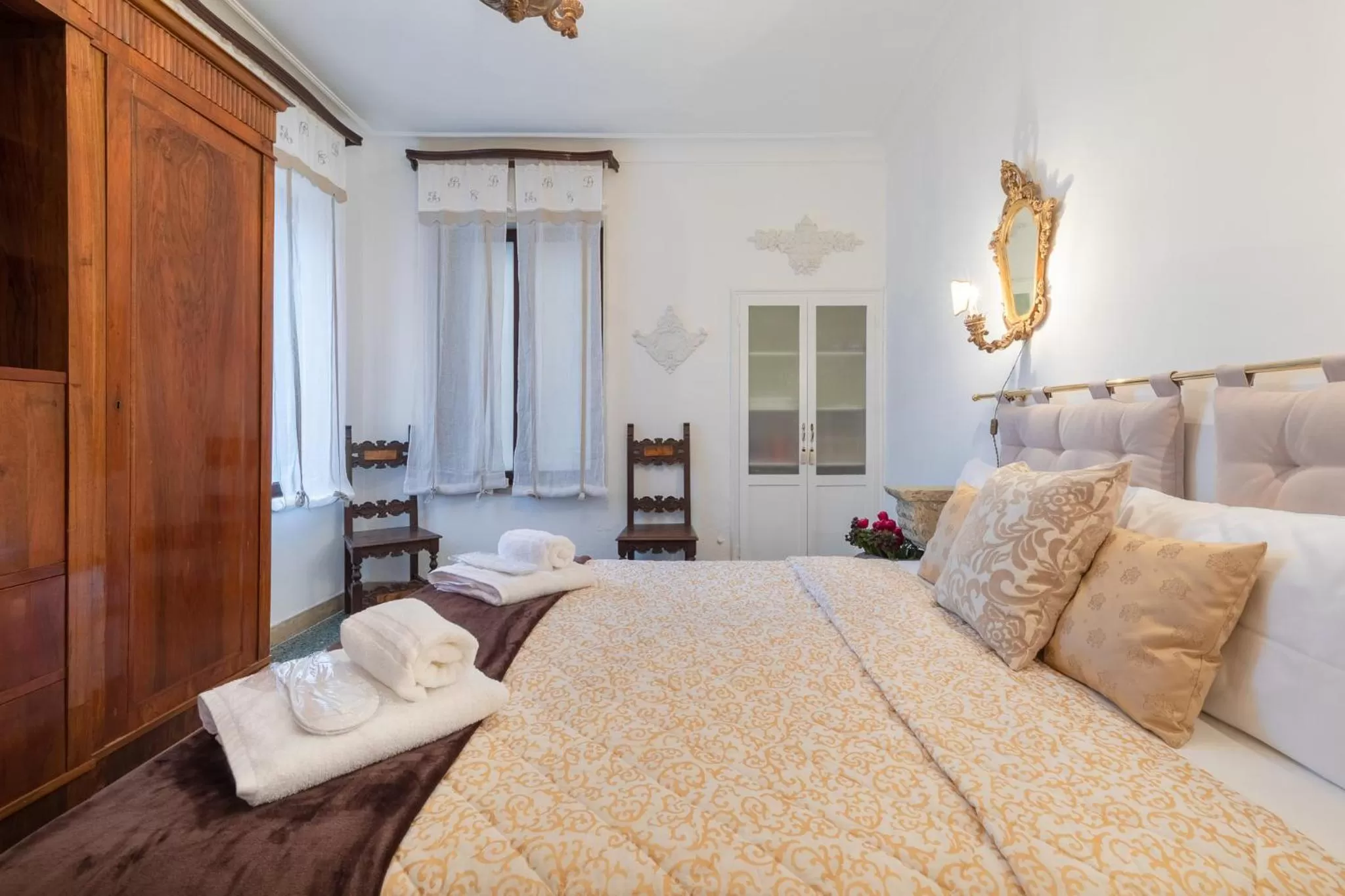 Bed in Hotel Mezzo Pozzo