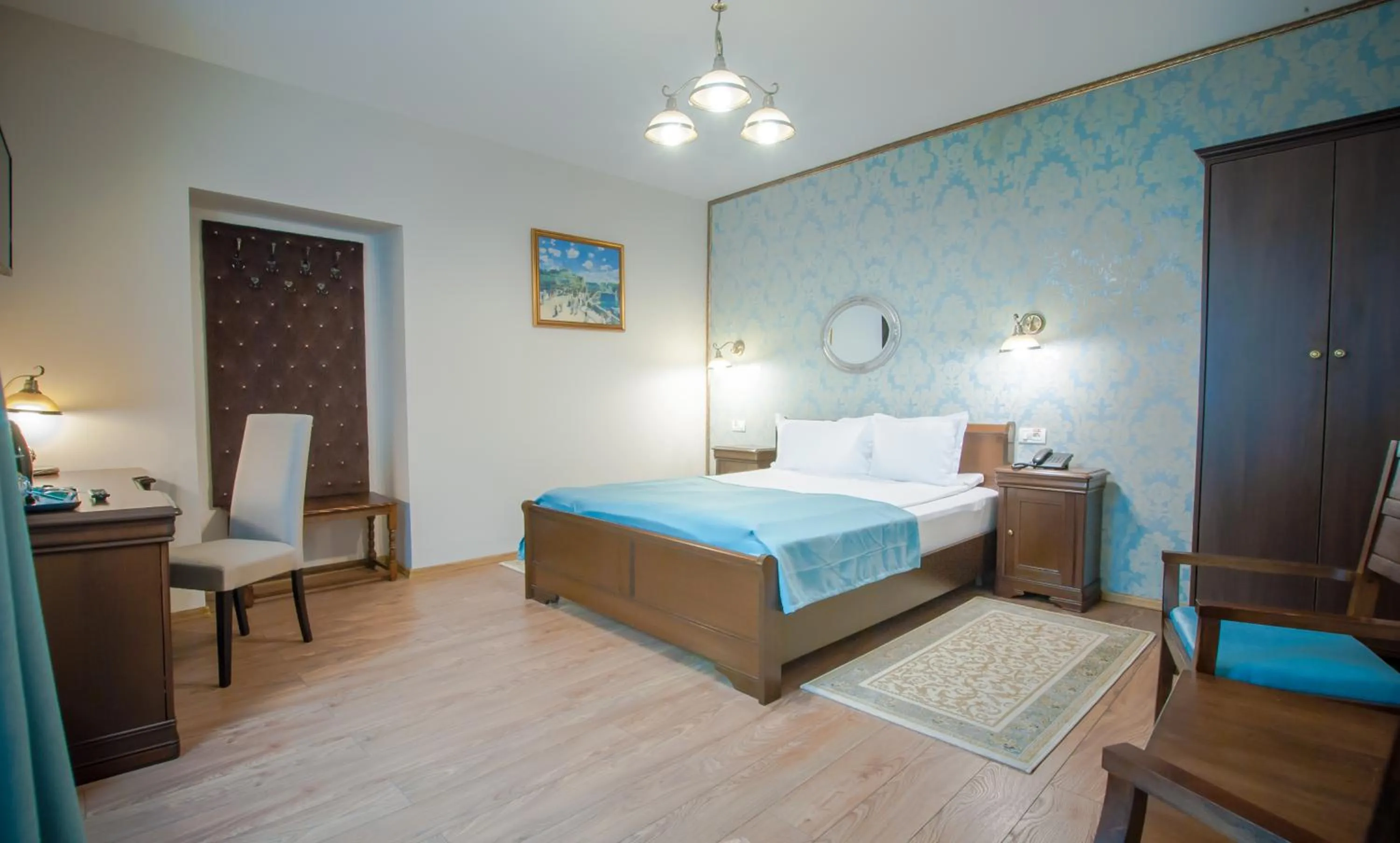 Bedroom, Bed in Safrano Palace