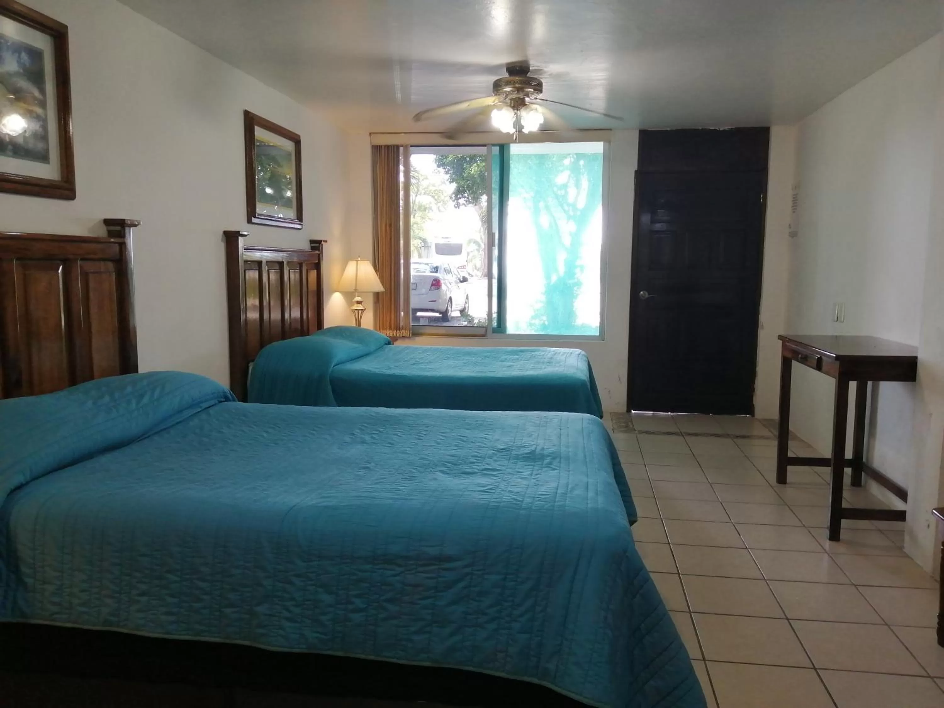 Bed in Freedom Shores "La Gringa" Hotel - Universally Designed