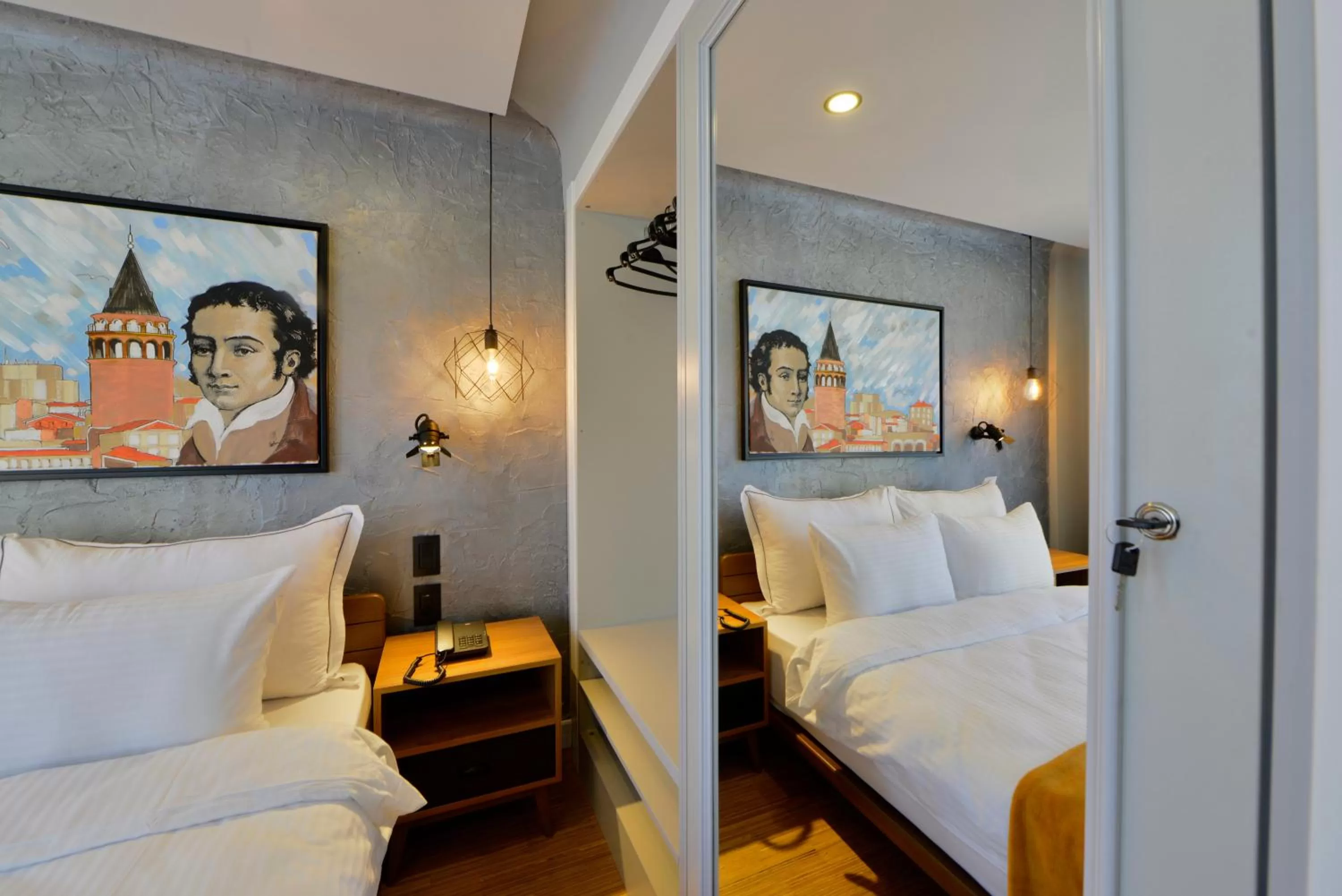 Bedroom, Bed in Hotel Poem