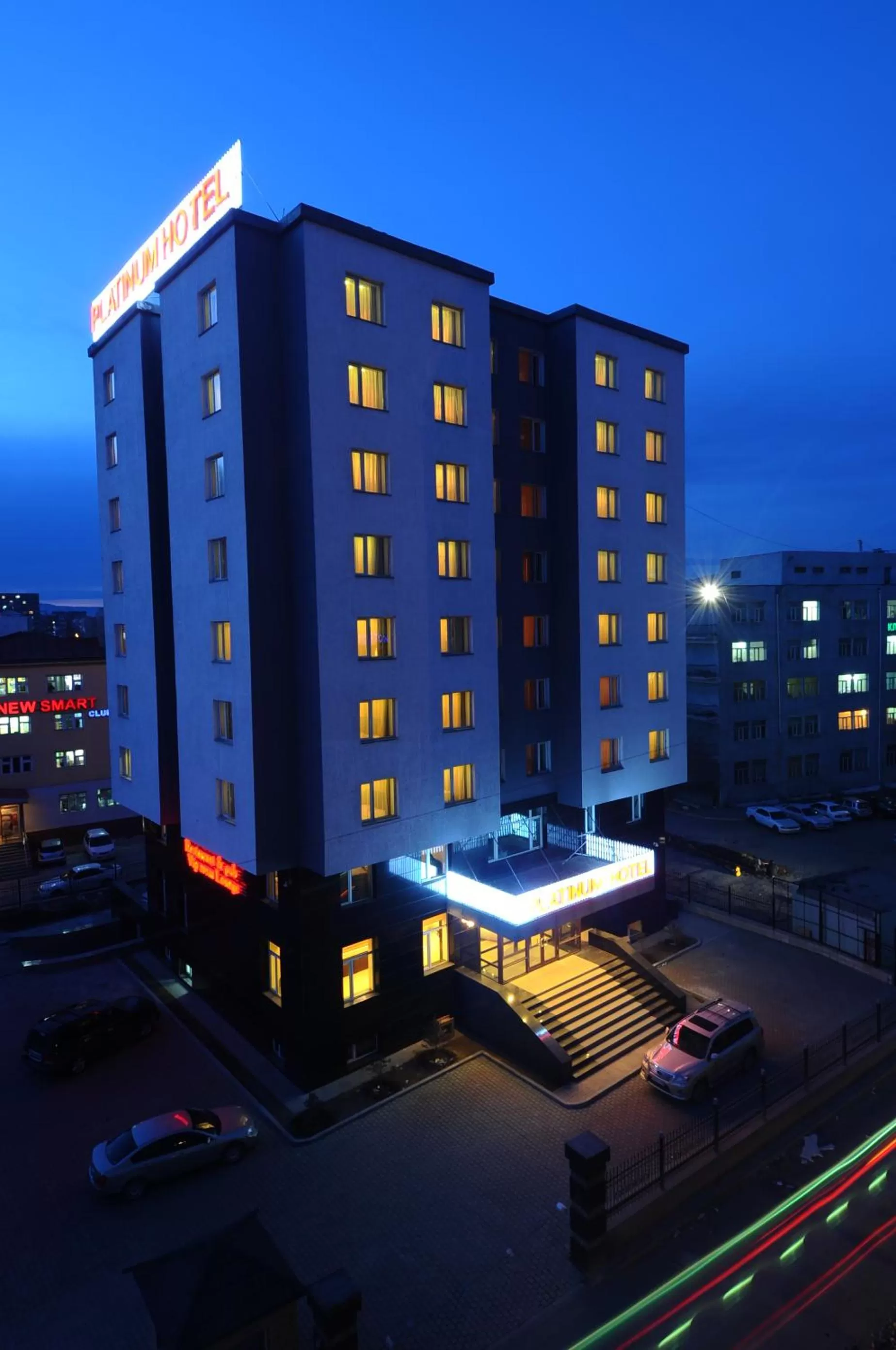 Facade/entrance, Property Building in Platinum Hotel Ulaanbaatar
