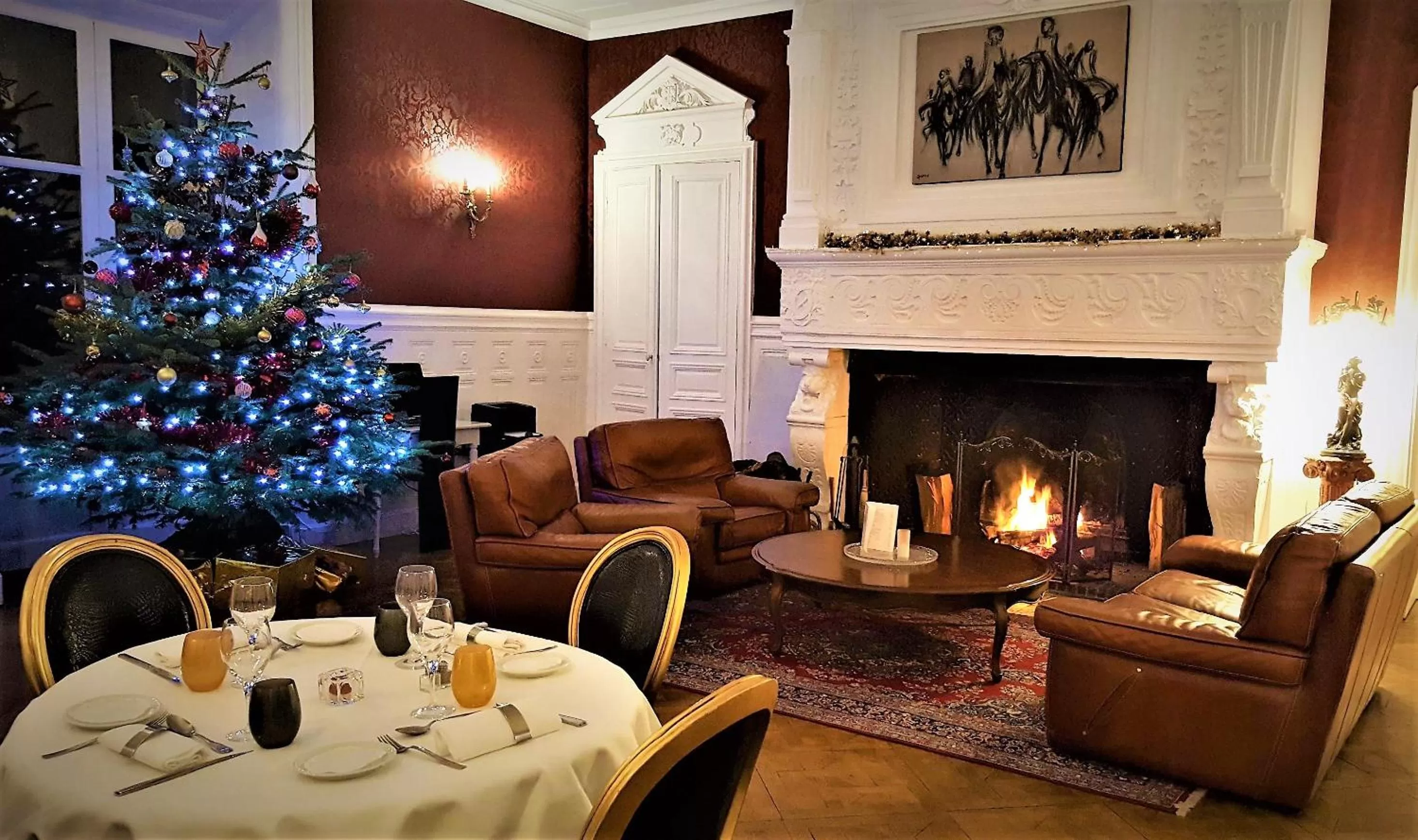Lounge or bar in Château de Bellefontaine - Teritoria