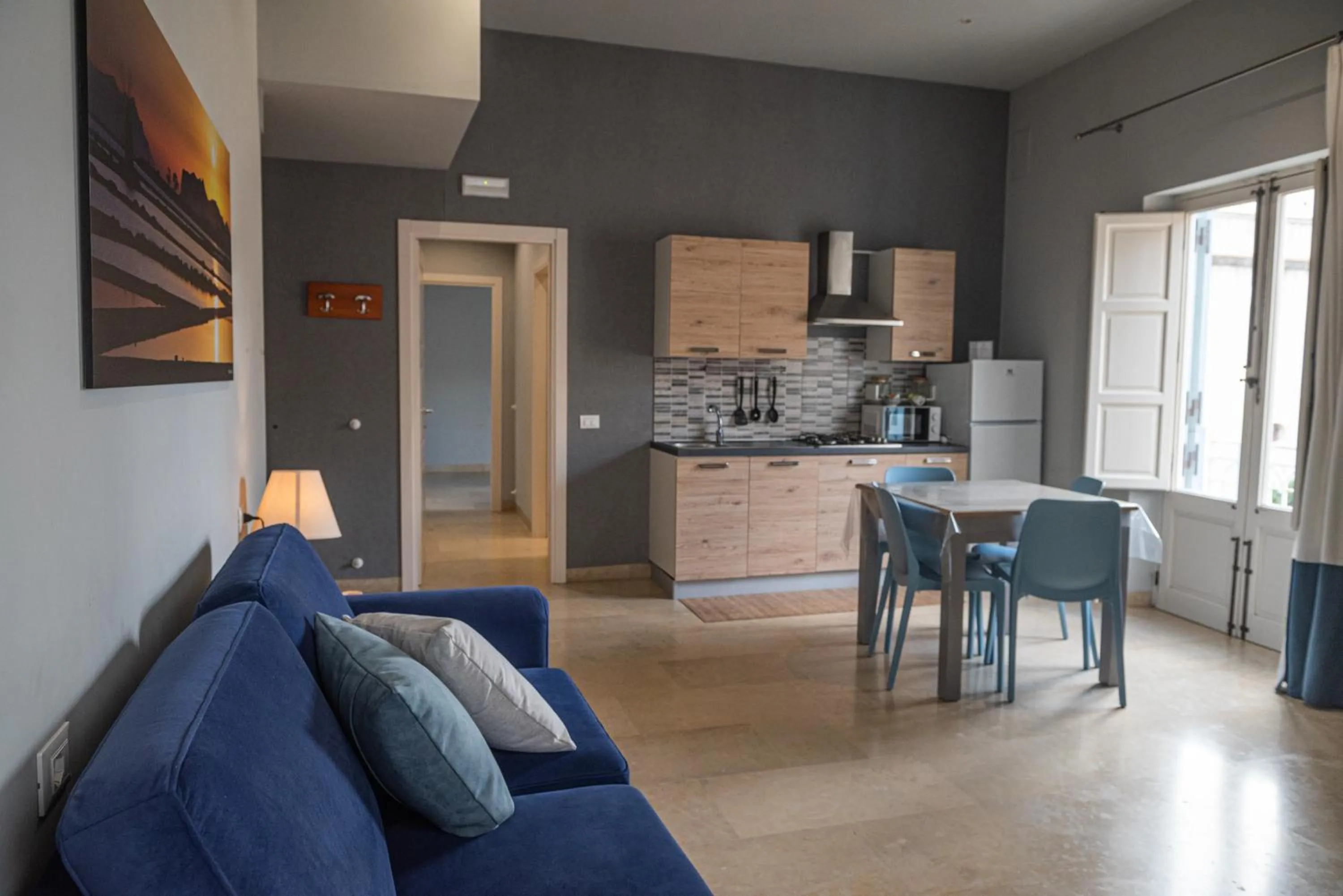 Kitchen or kitchenette in ZIBIBBO SUITES & ROOMS - Aparthotel in Centro Storico a Trapani