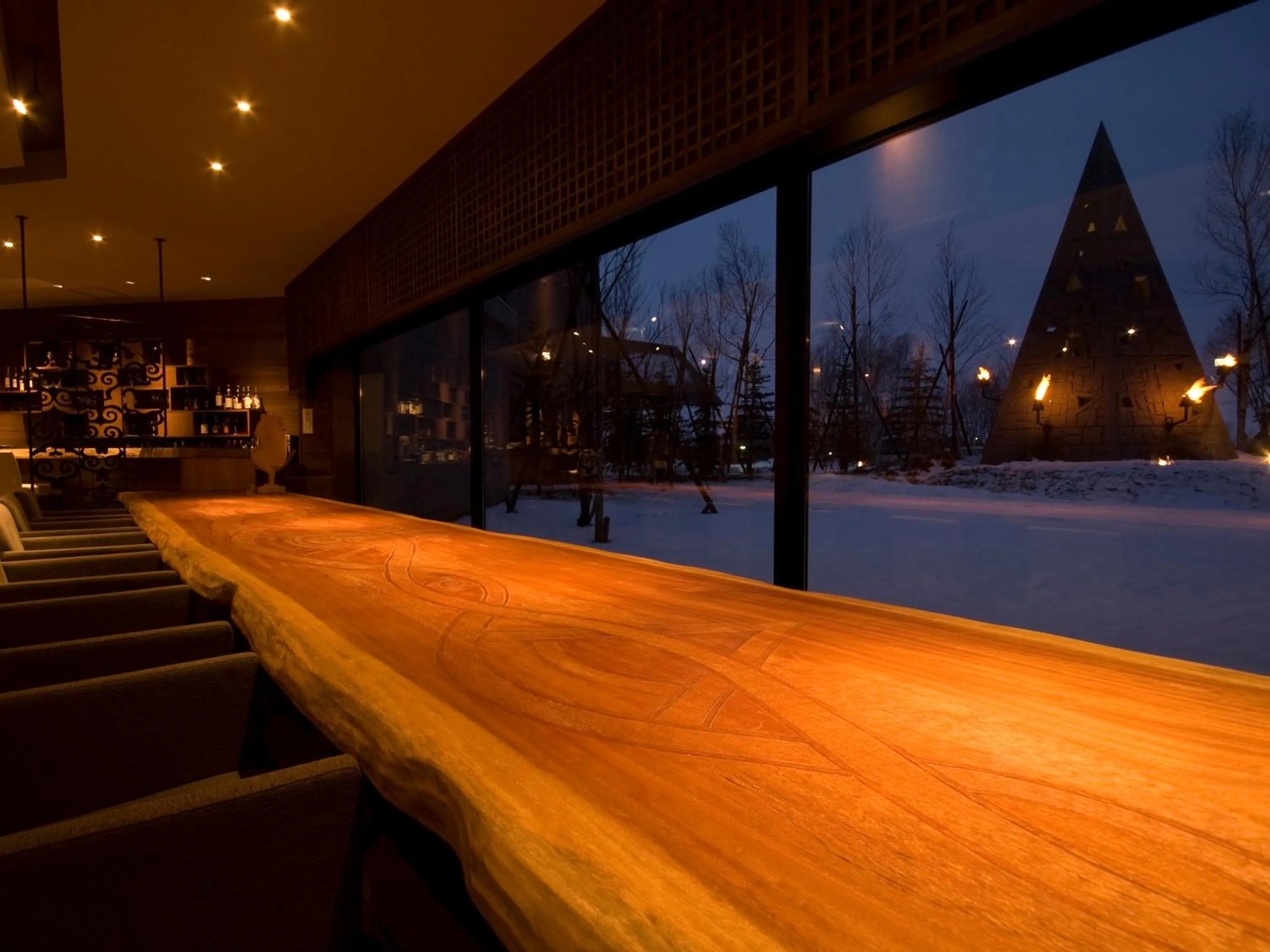 Lounge or bar in Hokuten no Oka Abashiriko Tsuruga Resort