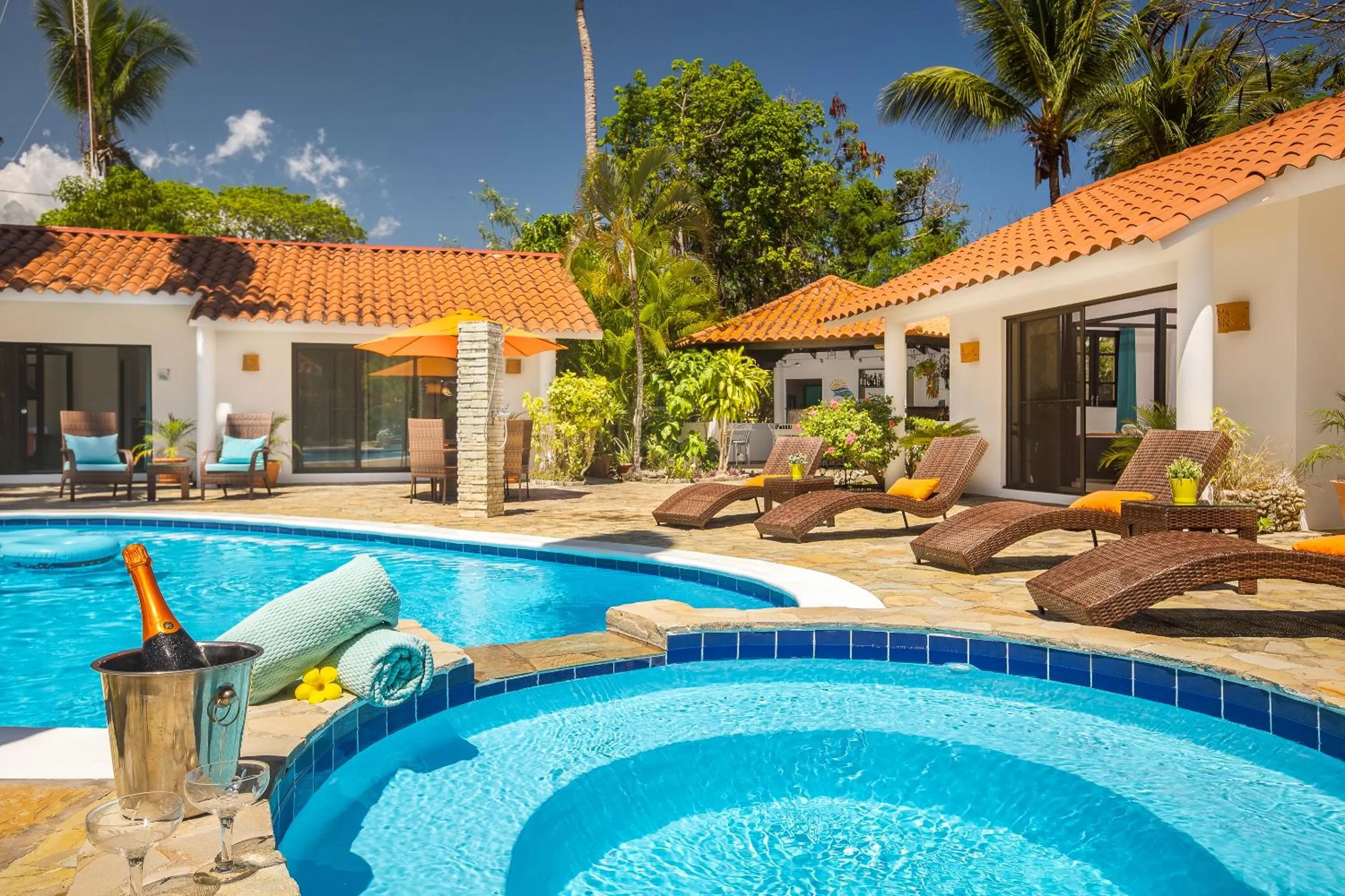 Swimming pool in Garden By The Sea