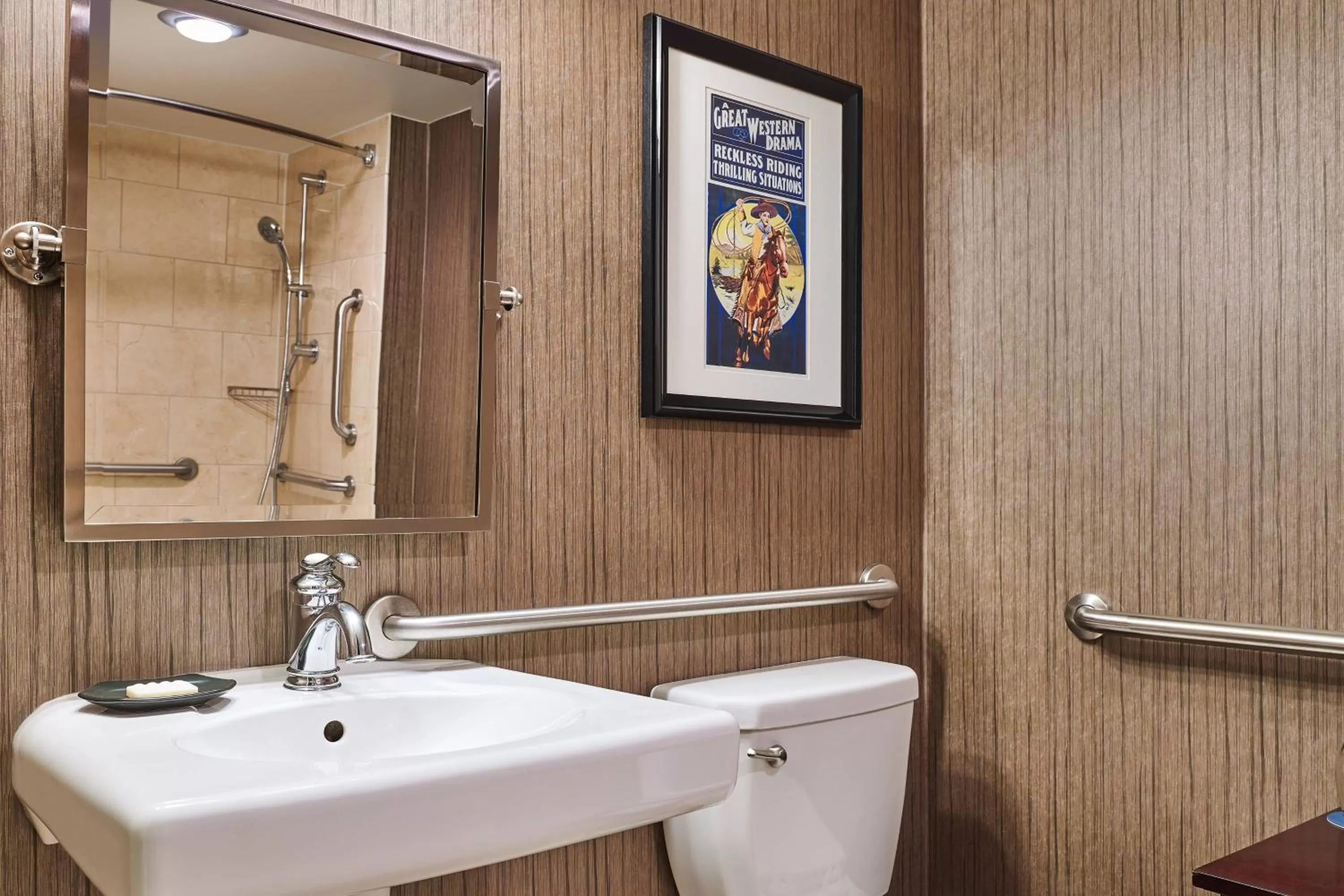 Bathroom in Sheraton North Houston at George Bush Intercontinental