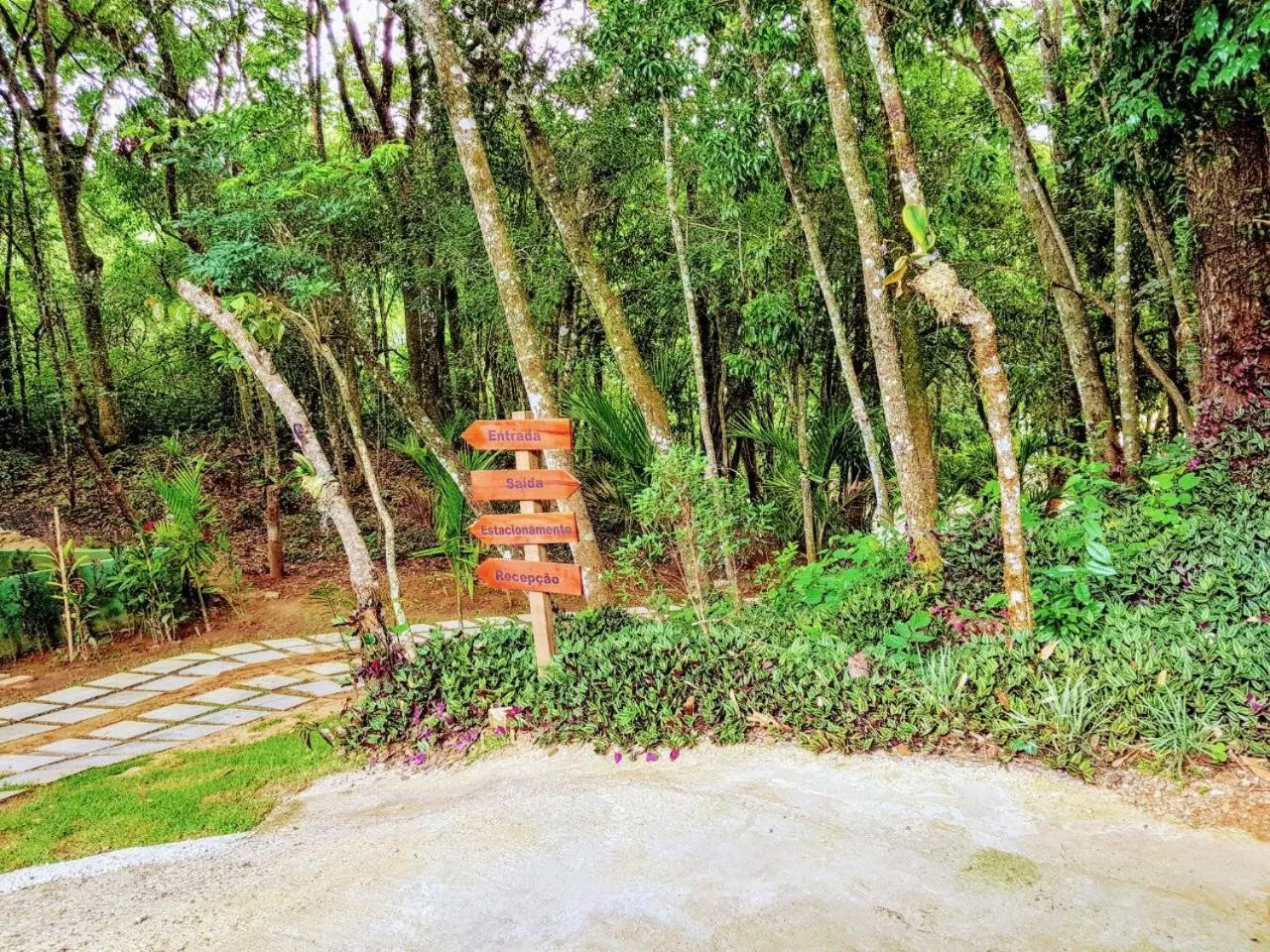 Garden in Pousada Santa Thereza