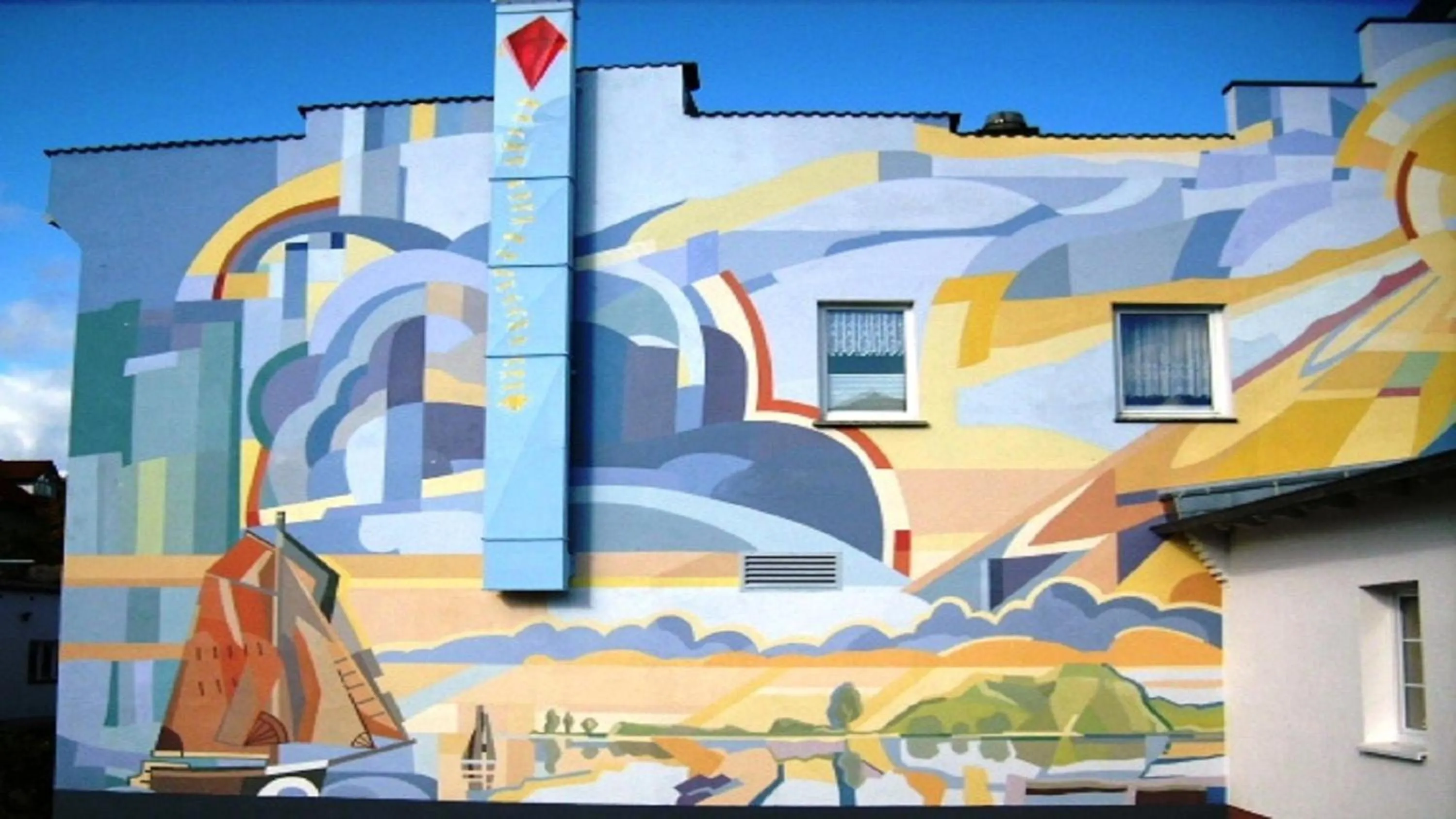 Facade/entrance in Hotel Deutsche Flagge