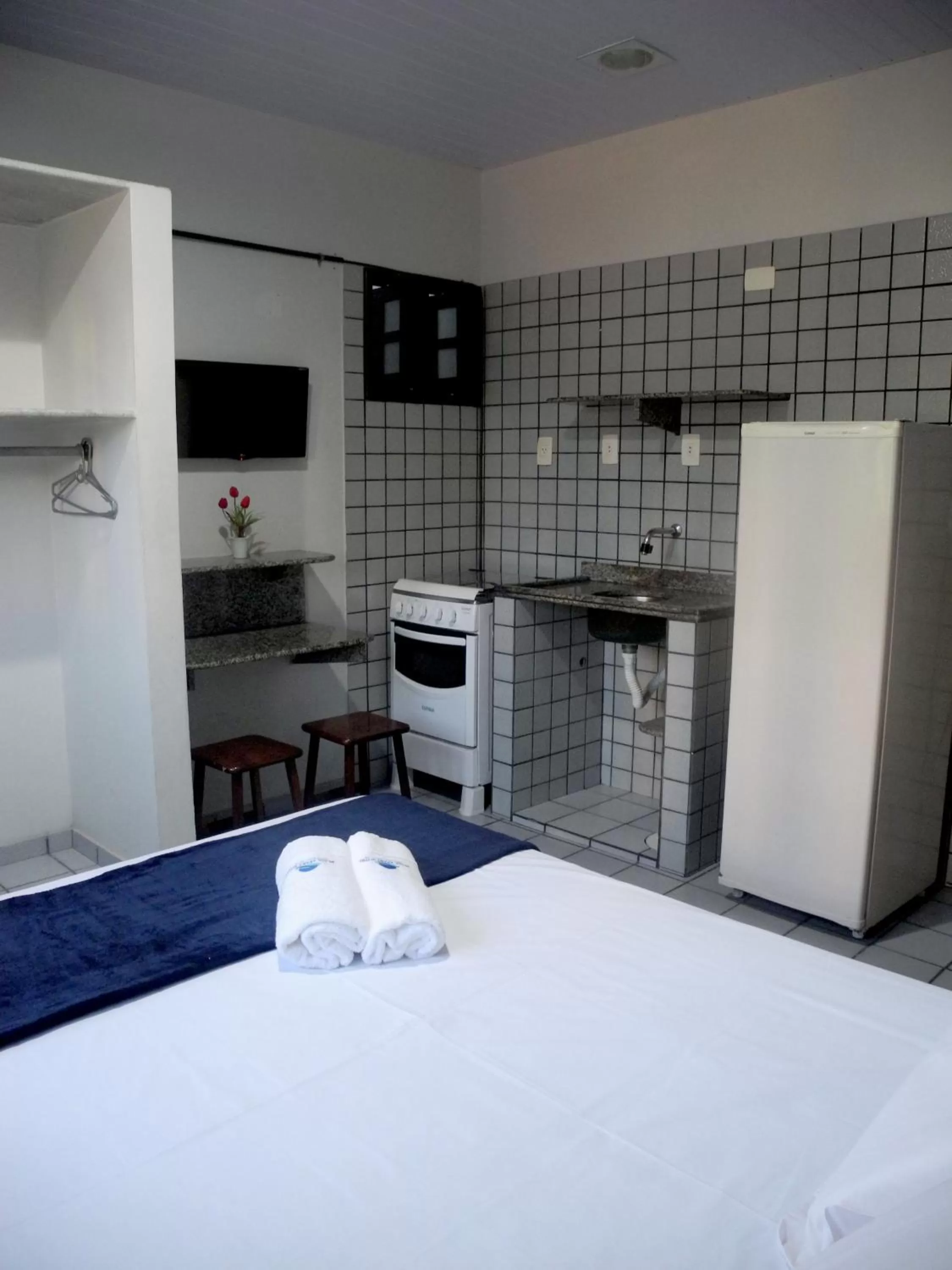 Bed in Praia Apart Hotel