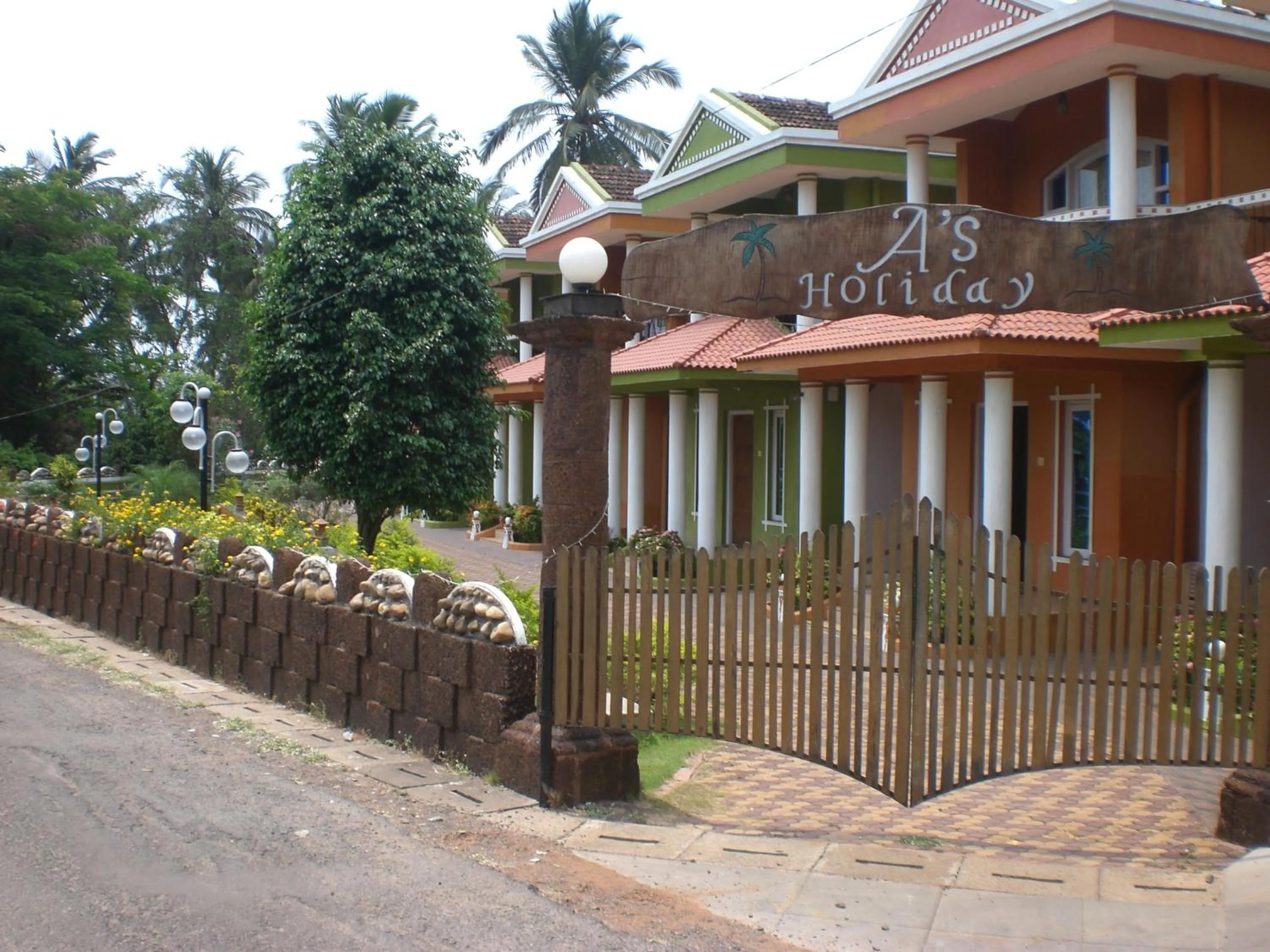 Facade/entrance in A's Holiday Beach Resort
