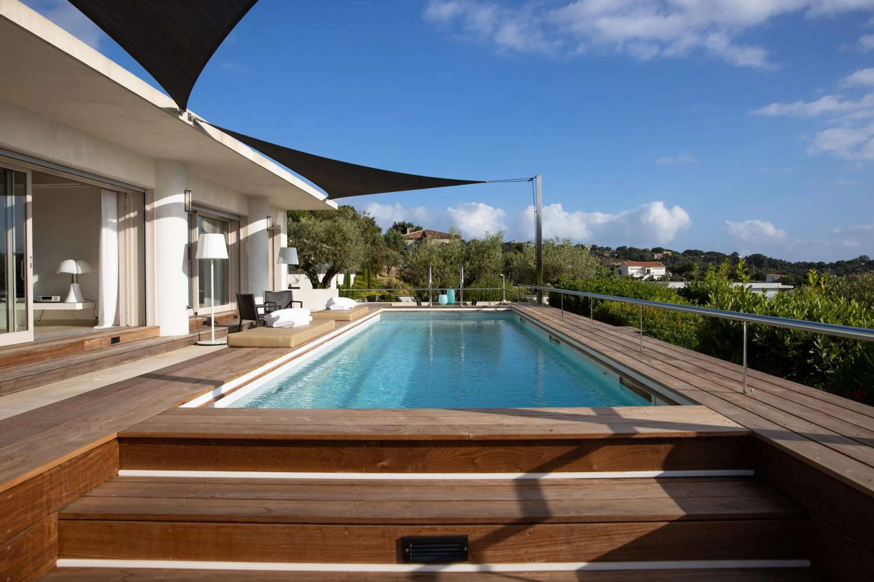 Swimming pool in La Villa Calvi
