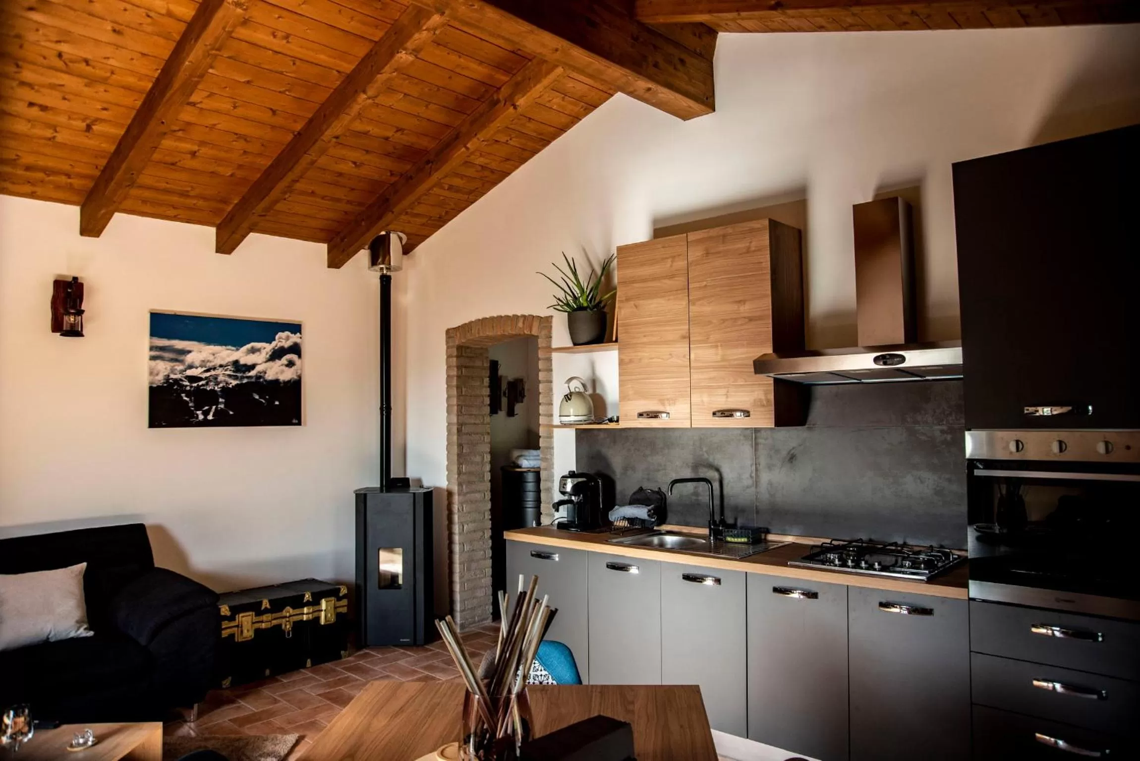 Kitchen/Kitchenette in B & B CA’ D’ OLINA