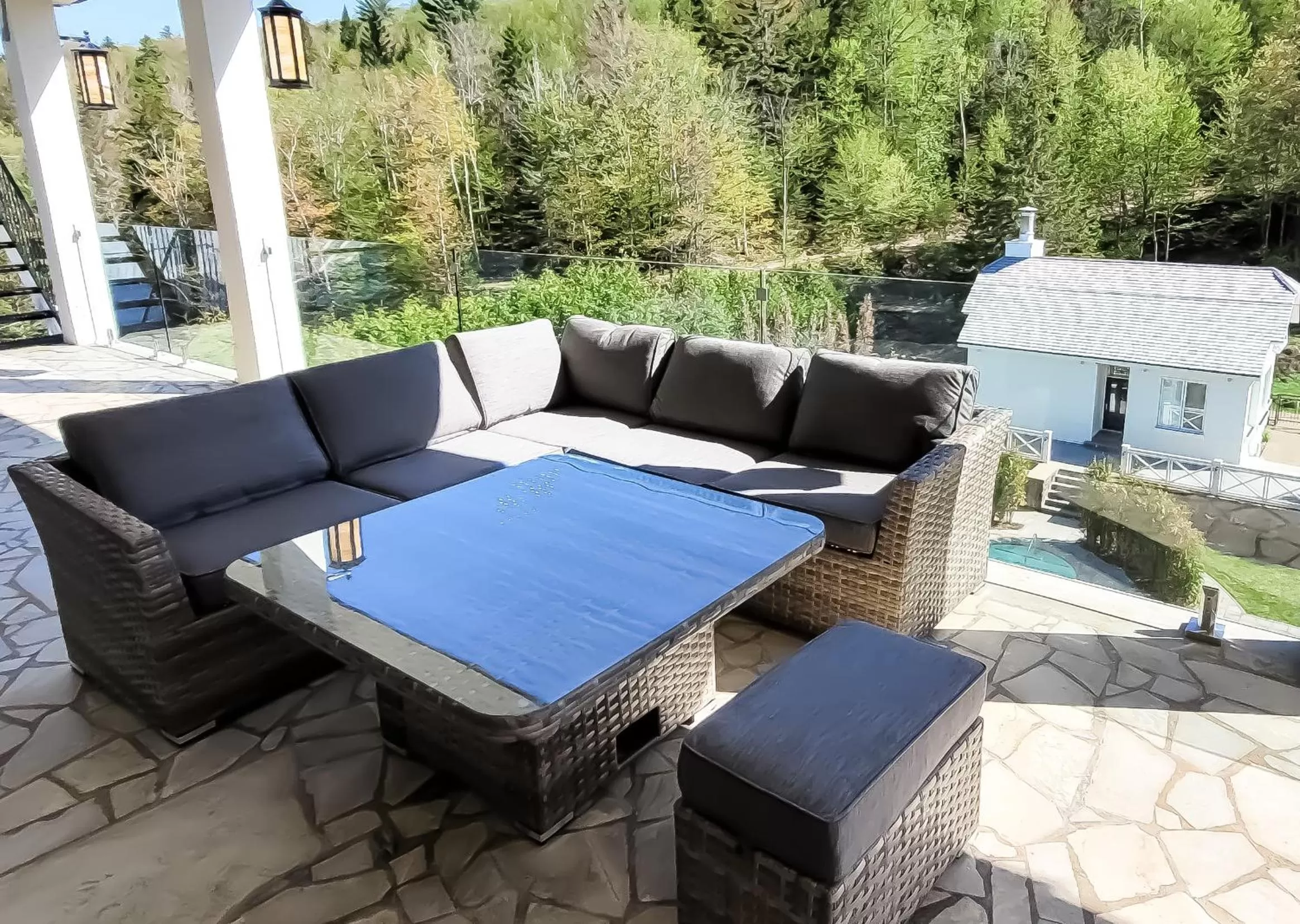 Balcony/Terrace in StoneHaven Le Manoir - Relais & Châteaux