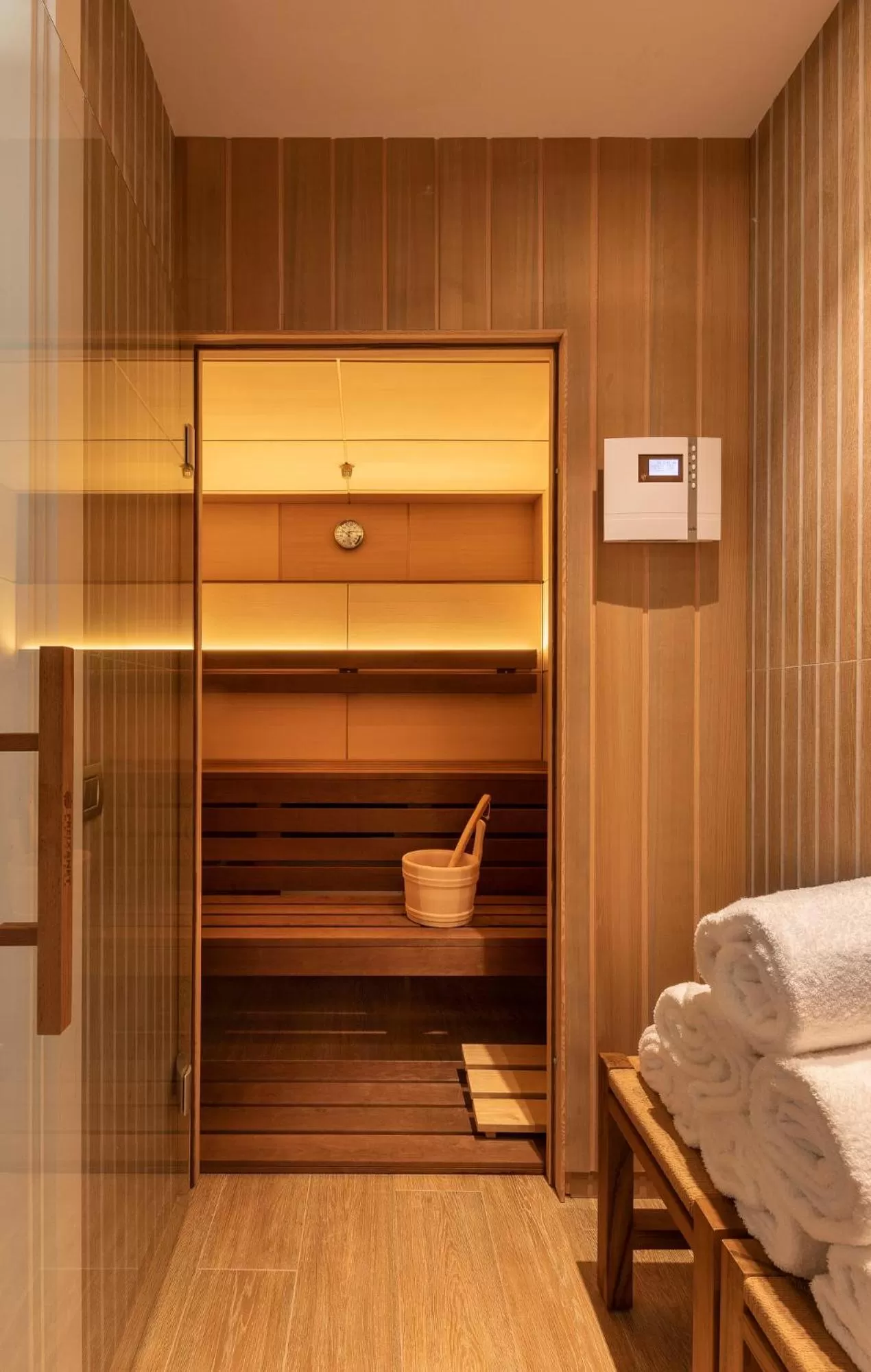 Sauna, Bed in Hotel Casa Sagnier