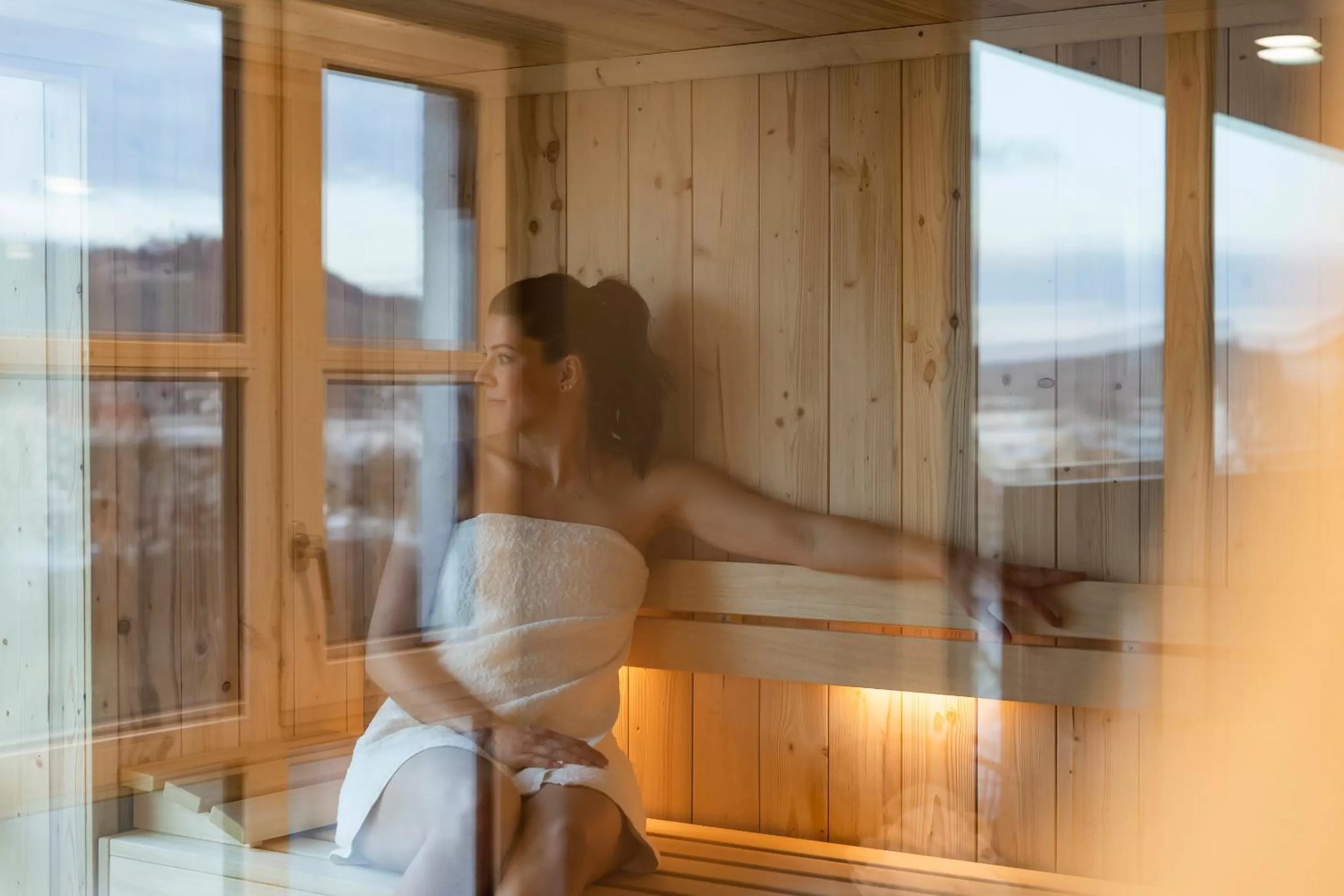 Sauna in HARBR Hotel Heilbronn, a member of Radisson Individuals
