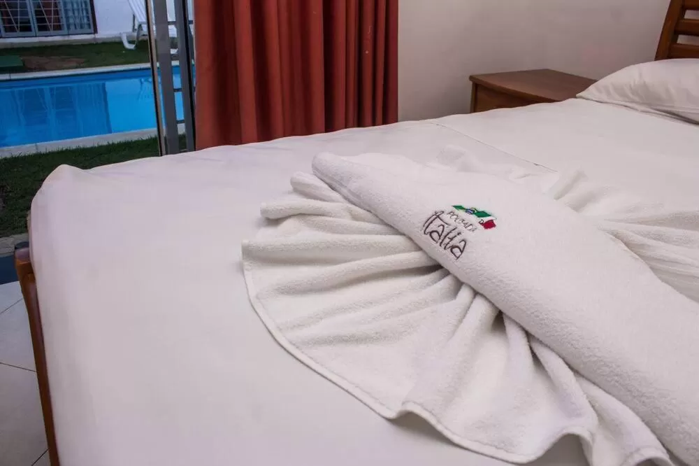 Bed in Pousada Italia
