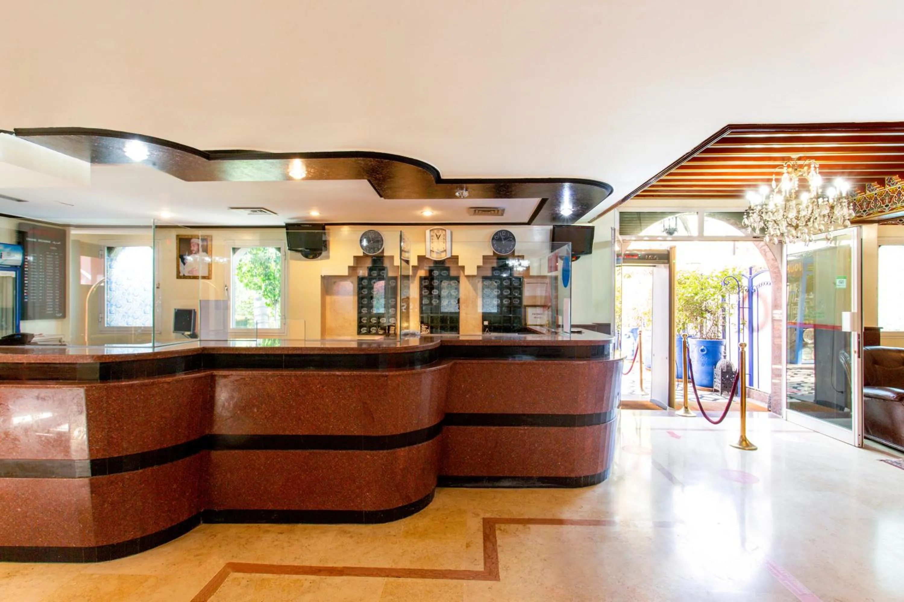 Lobby or reception in Hotel Akabar