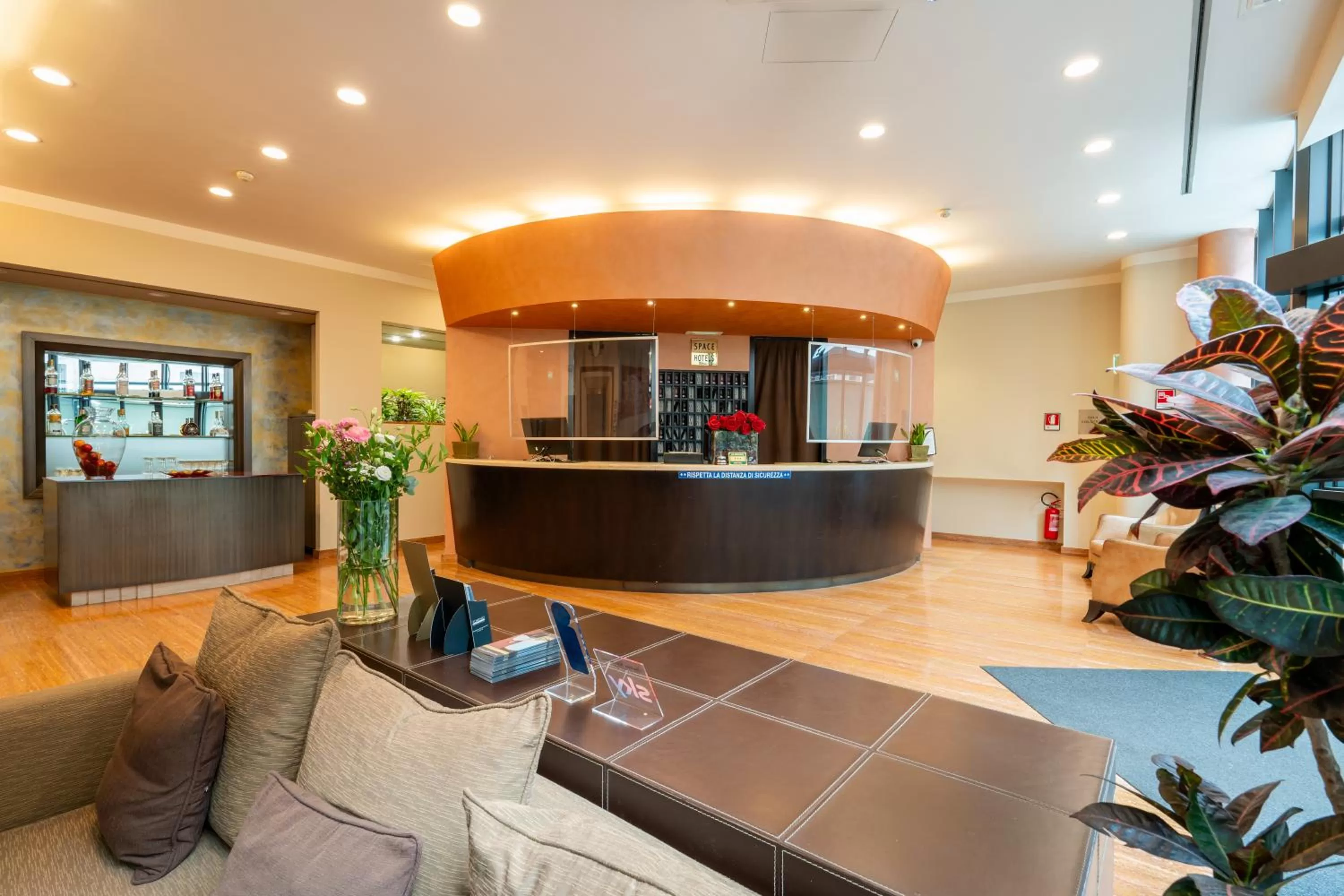 Lobby or reception in Hotel Des Etrangers