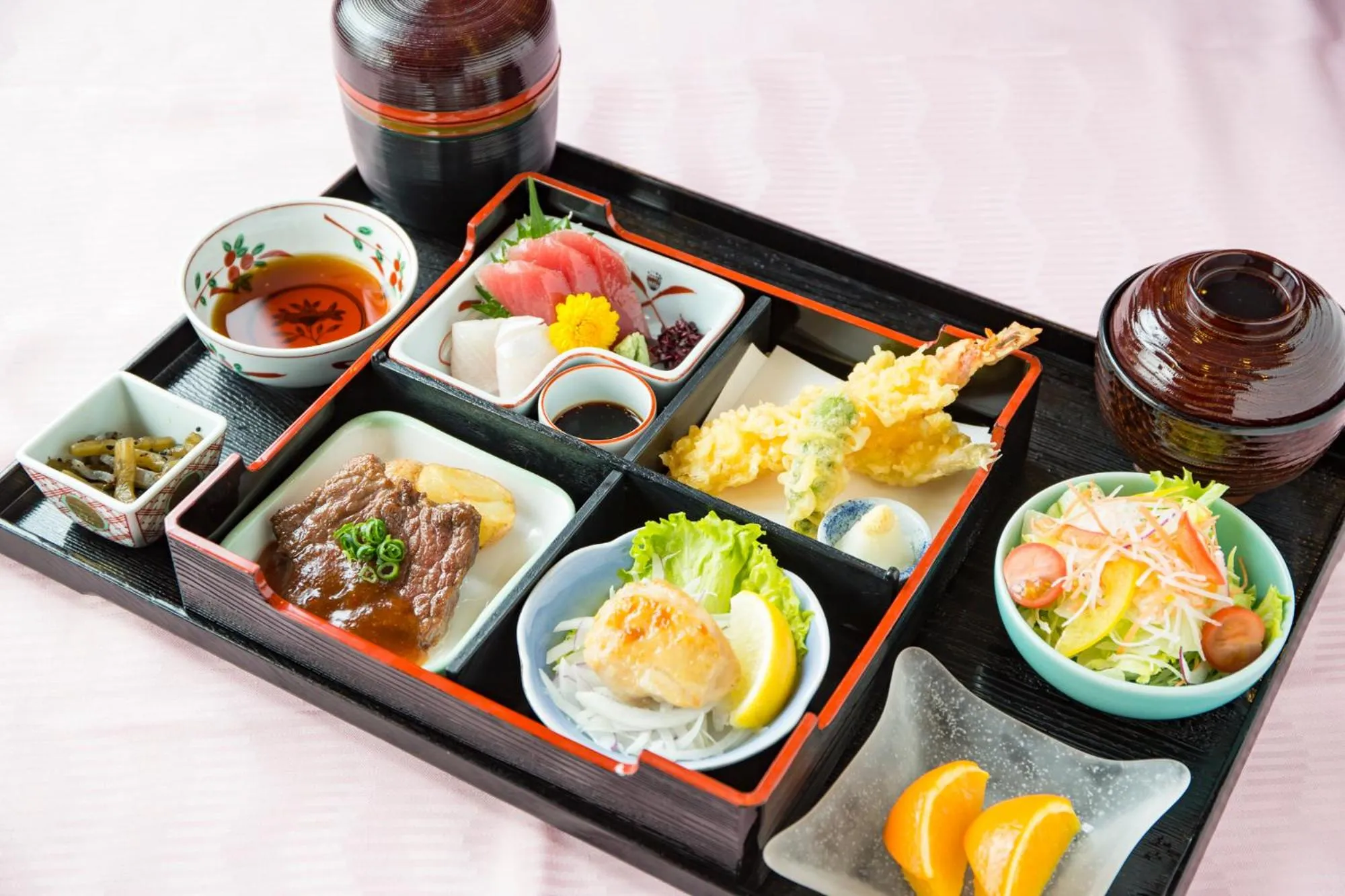 Dinner in Narita Airport Rest House