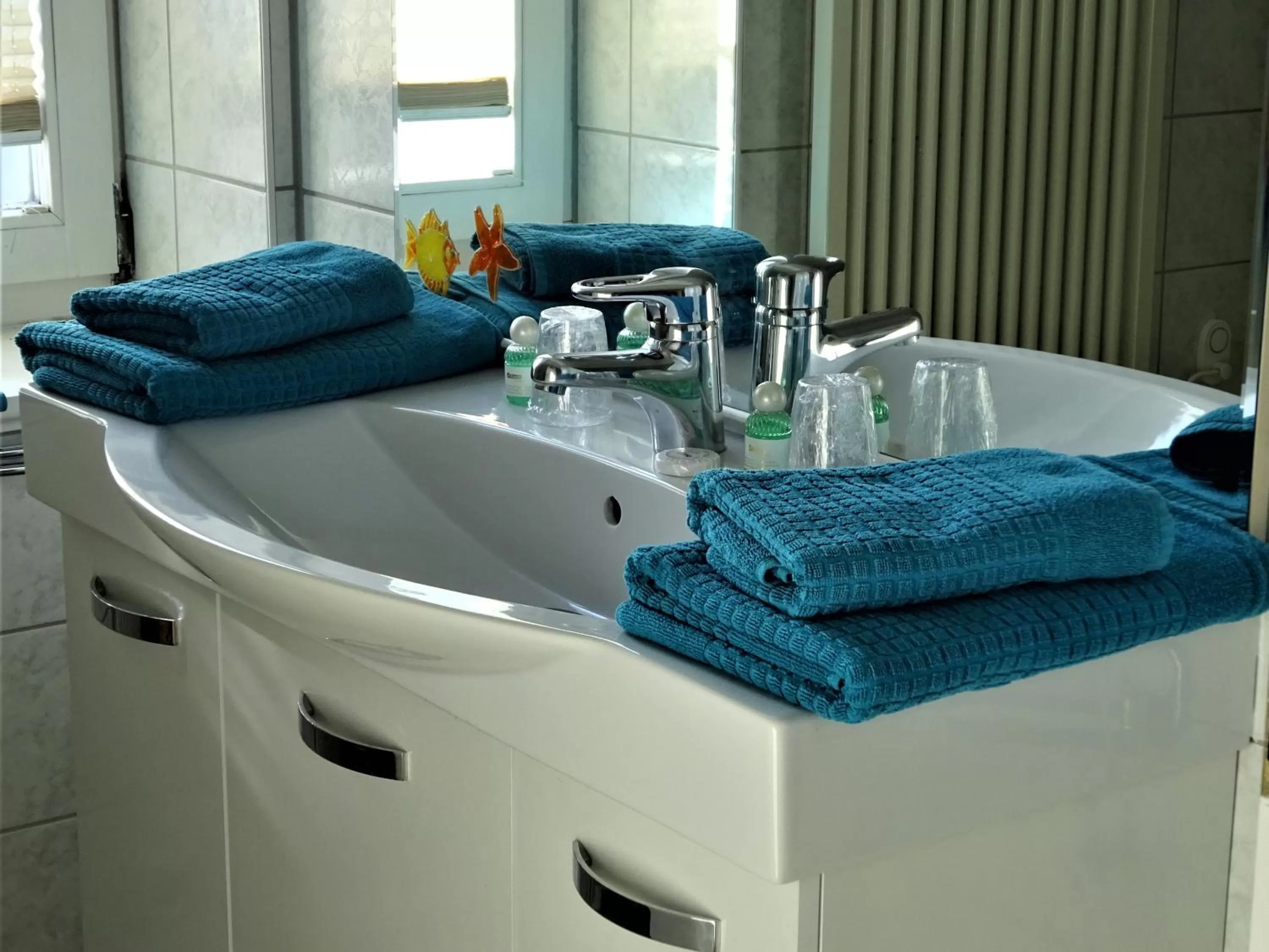 Bathroom in Pension Zur Fährbrücke