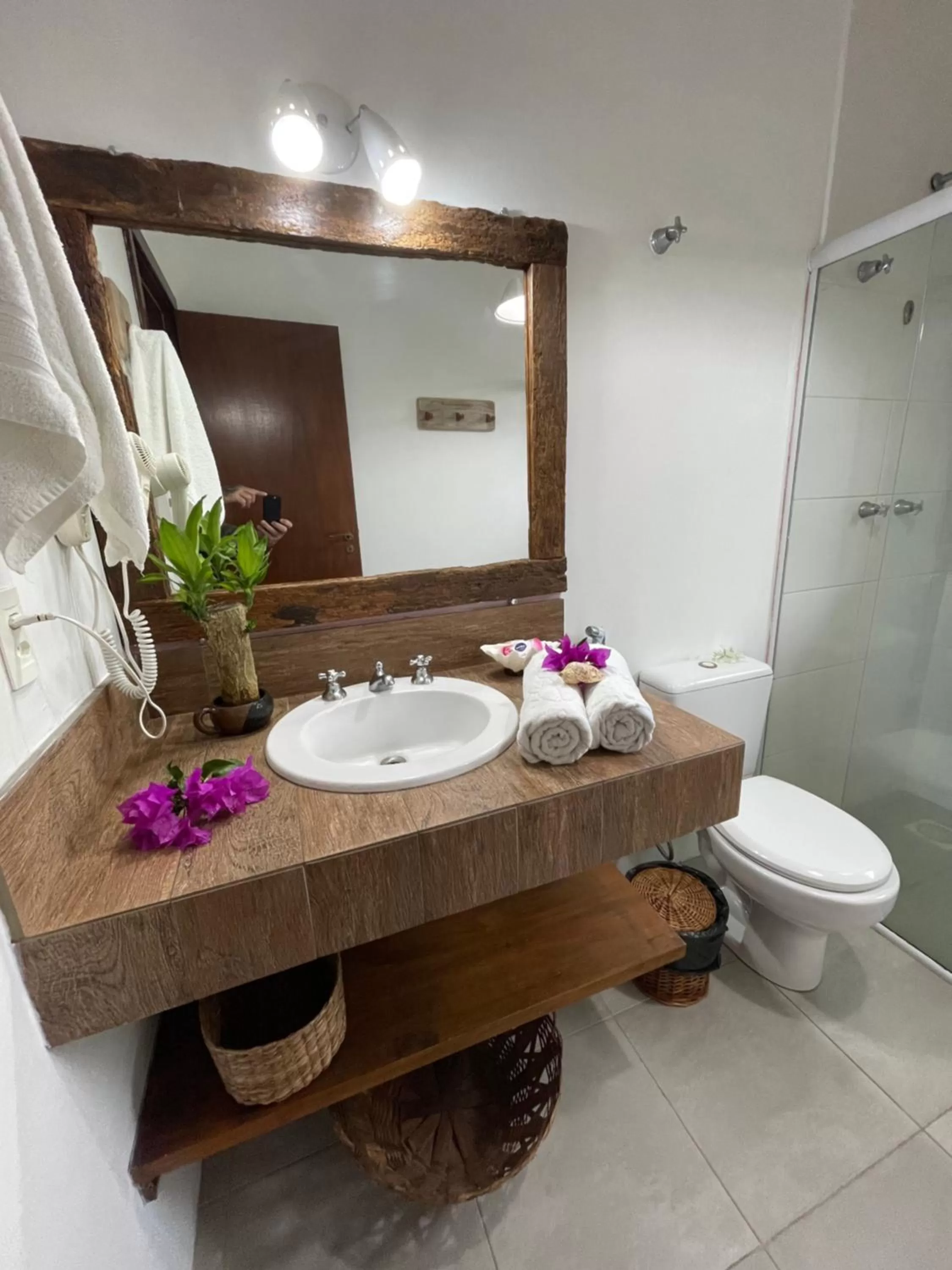 Bathroom in Pousada Santarina