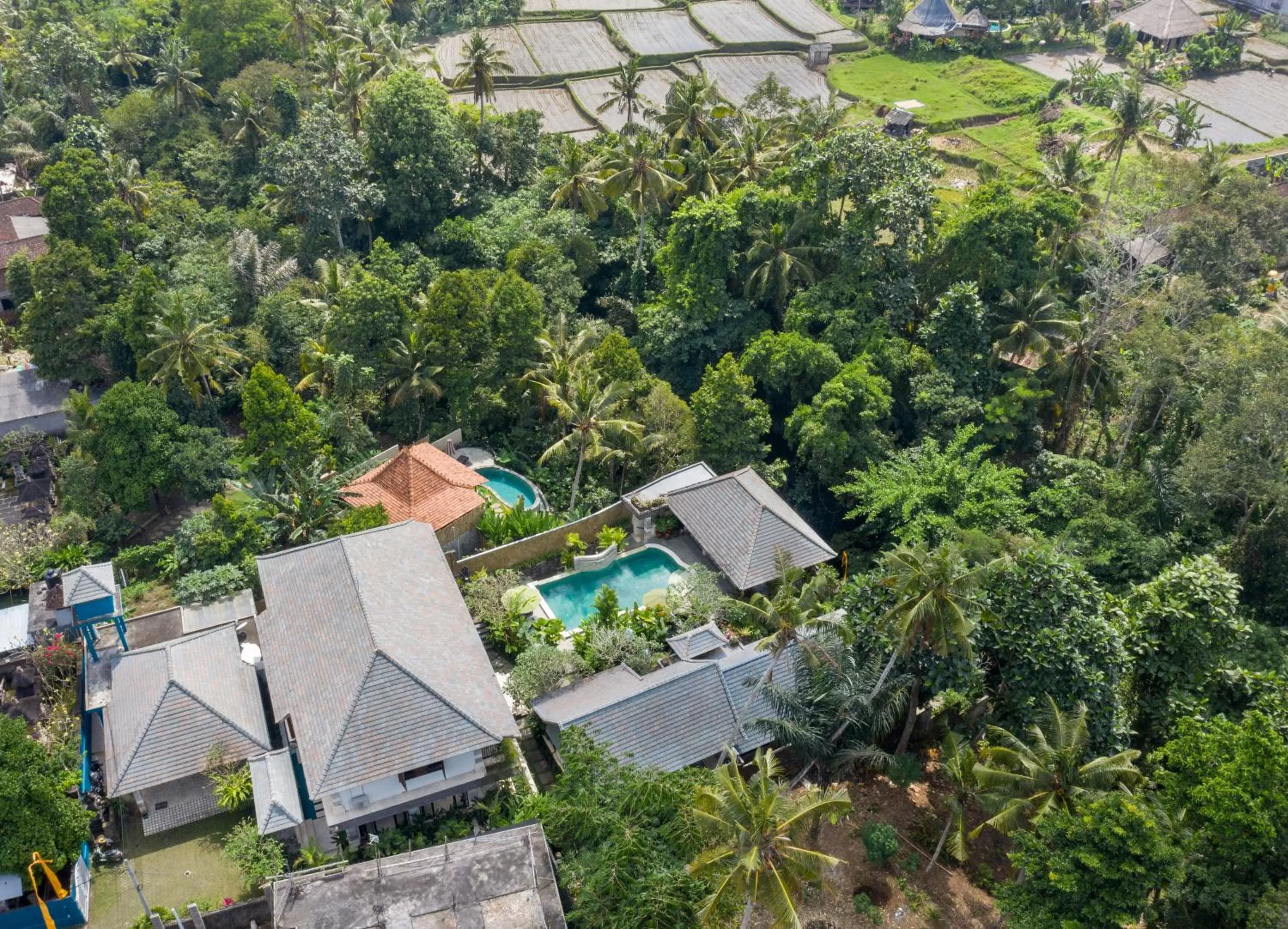 Bird's eye view in Kano Sari Ubud Villas