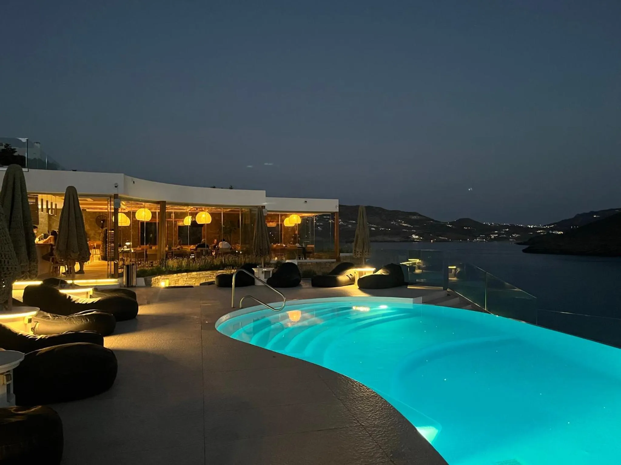 Swimming pool in Panormos Village Hotel