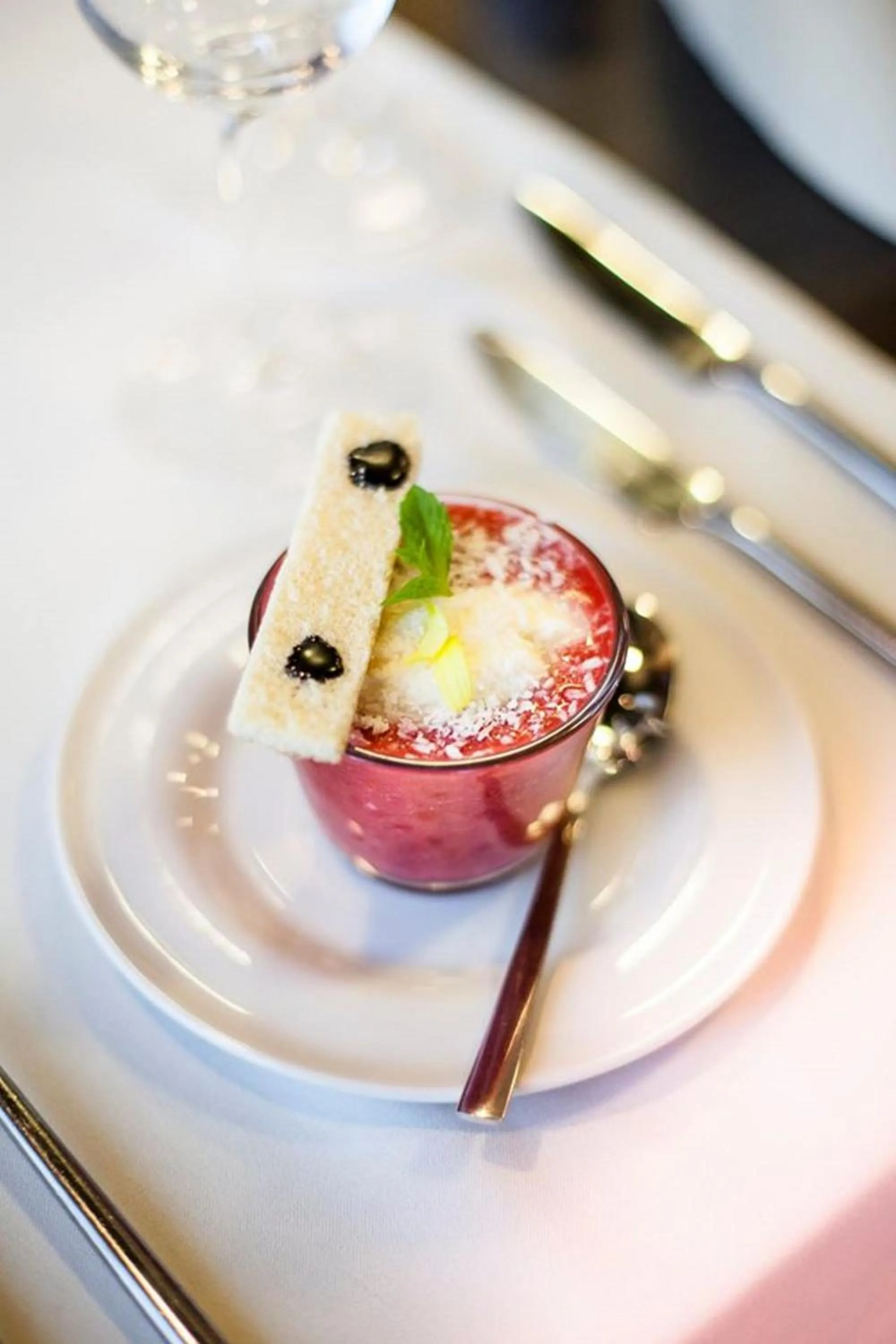 Food close-up in M Hotel