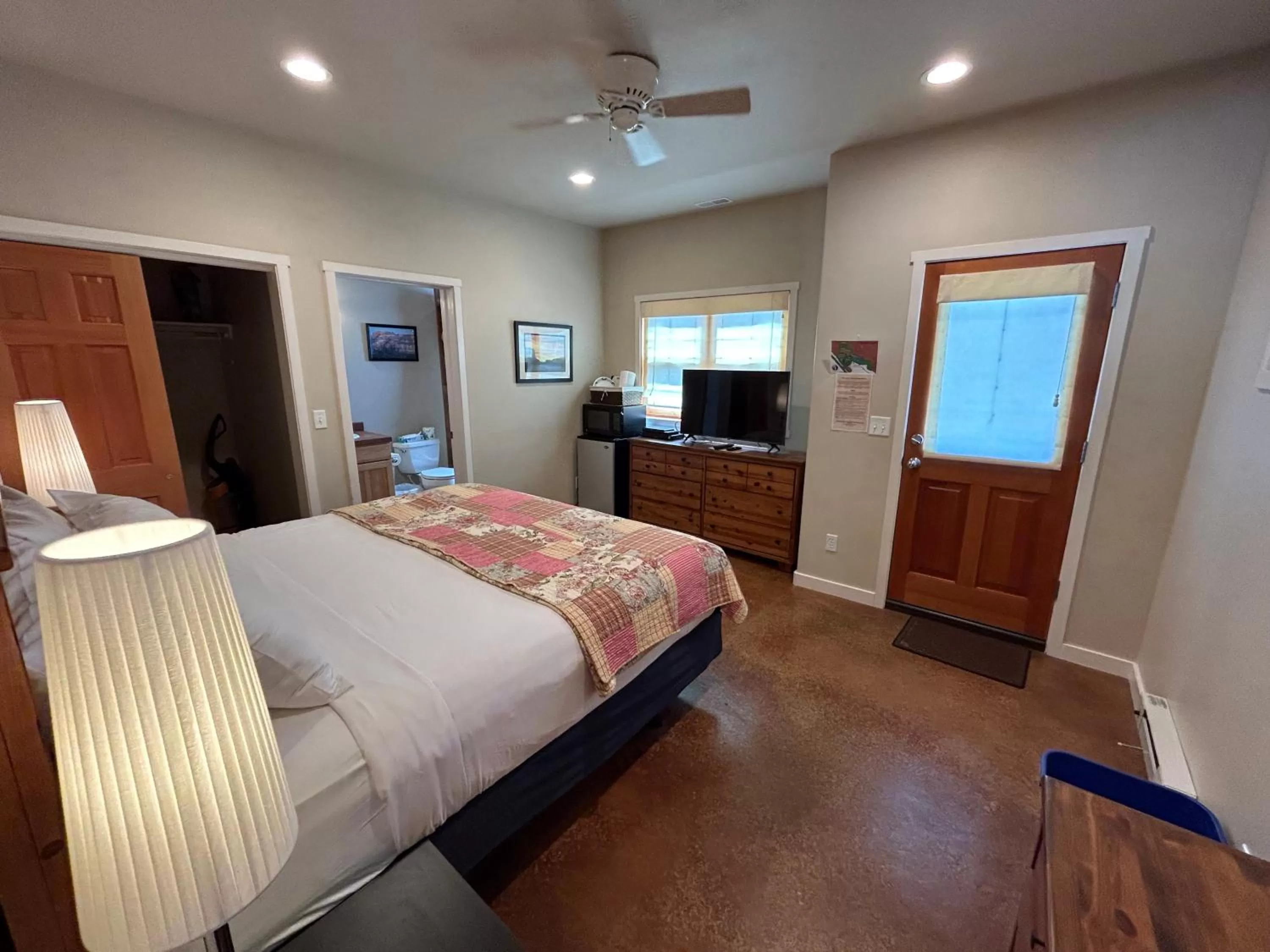 Bed in Moab Springs Ranch