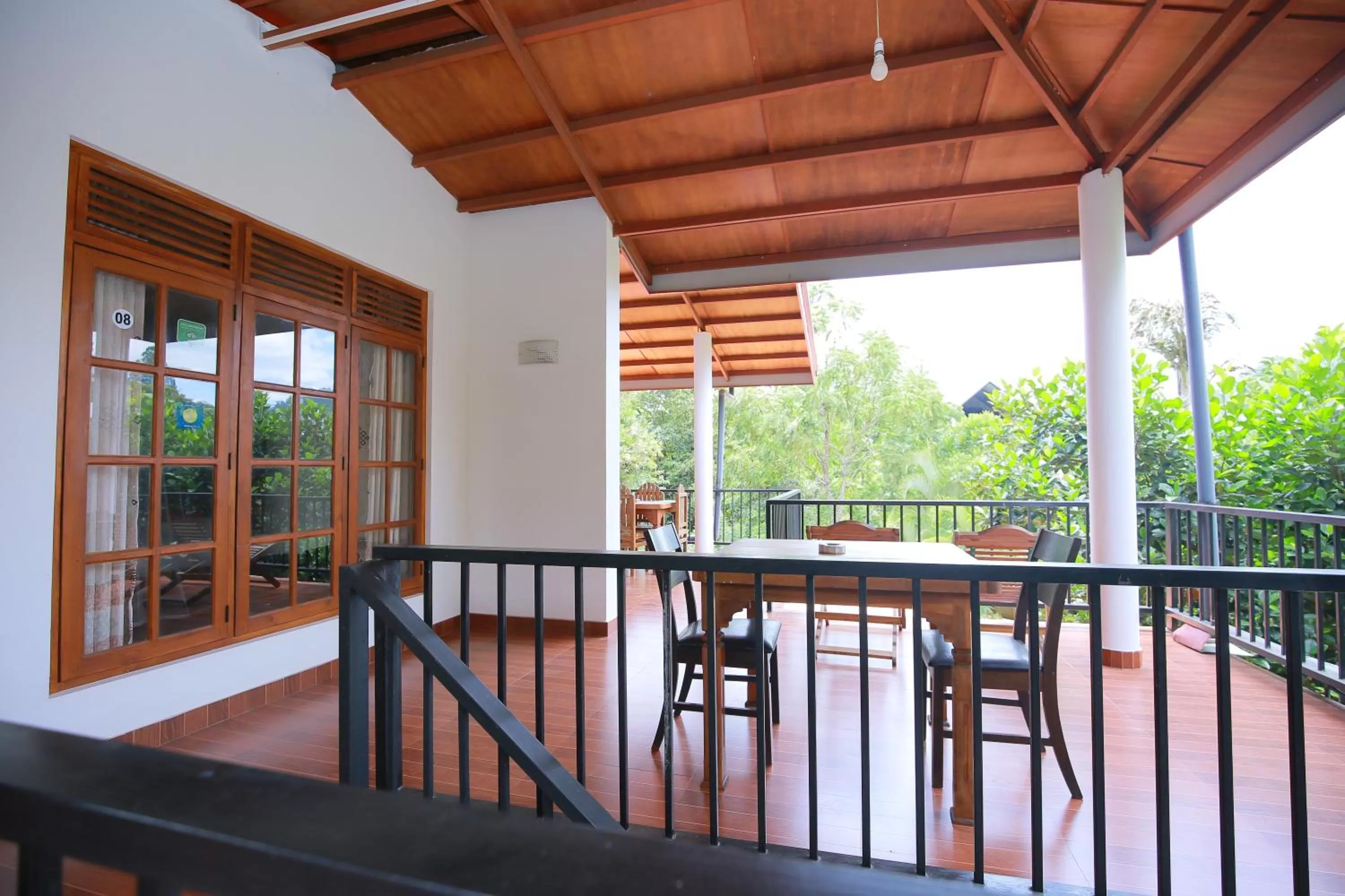 Balcony/Terrace in Freedom Guest Inn Ella