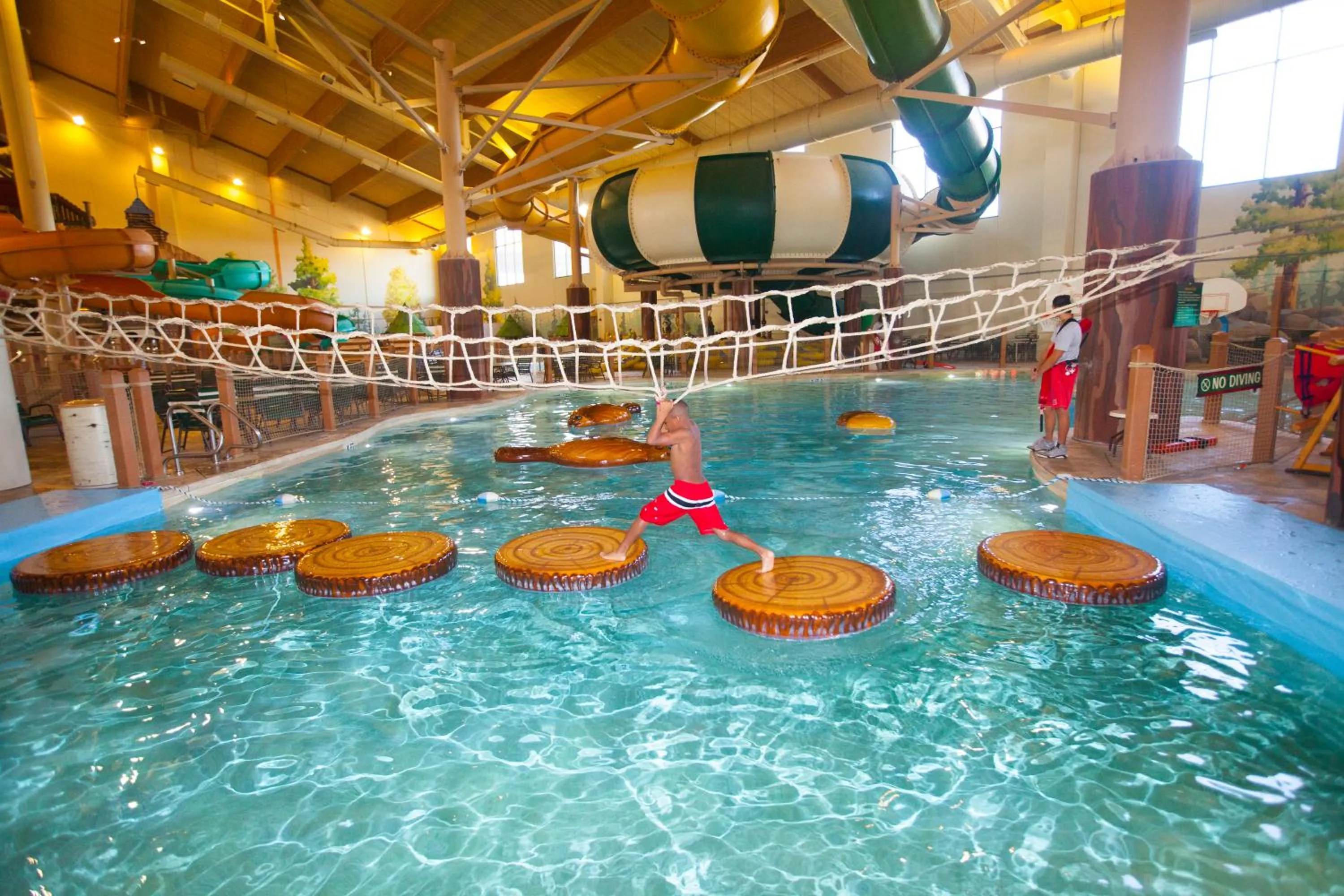 Aqua park in Great Wolf Lodge Grapevine