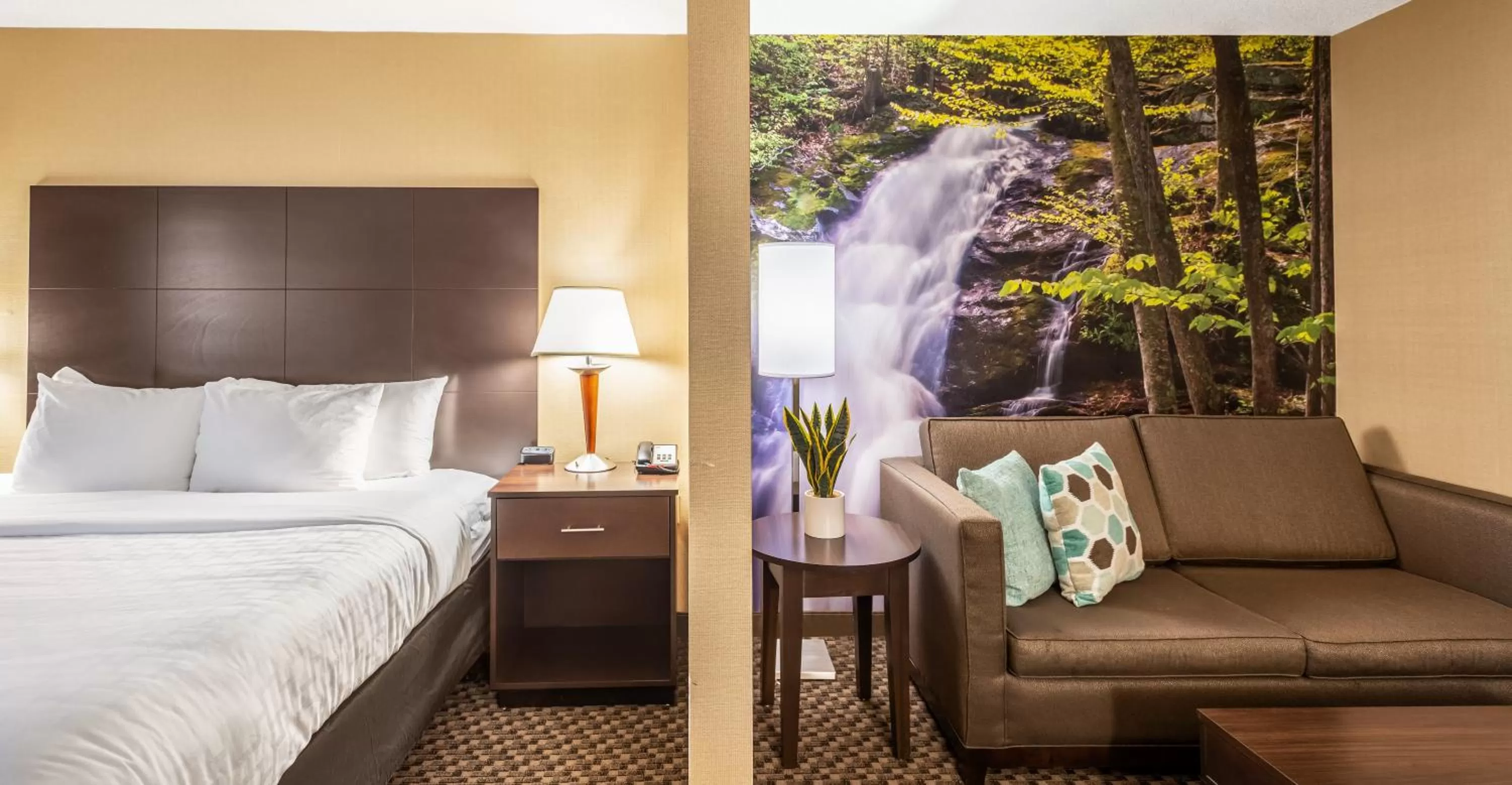 Bed in Clarion Pointe Harrisonburg