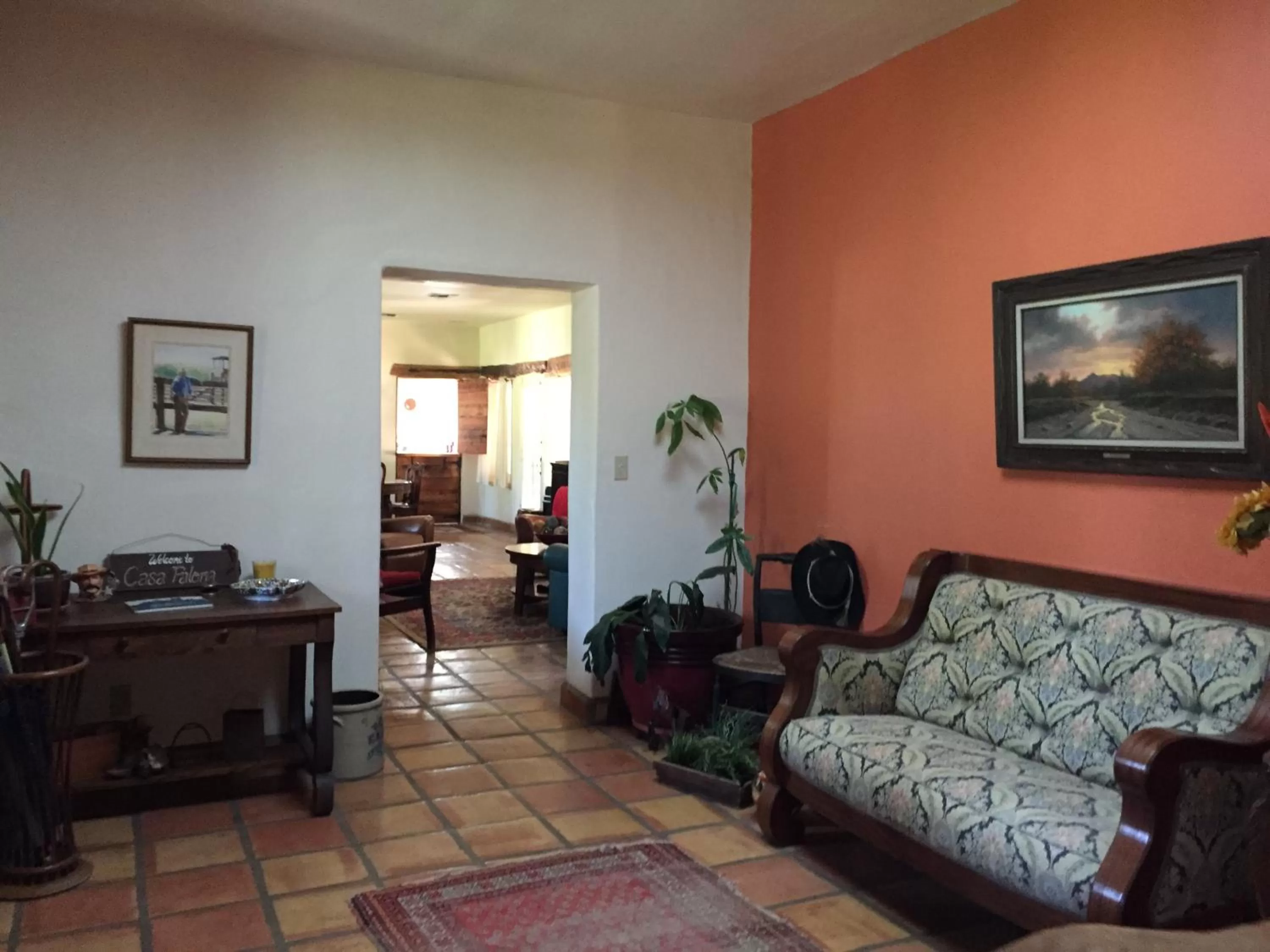 Lobby or reception in Casa Paloma B&B