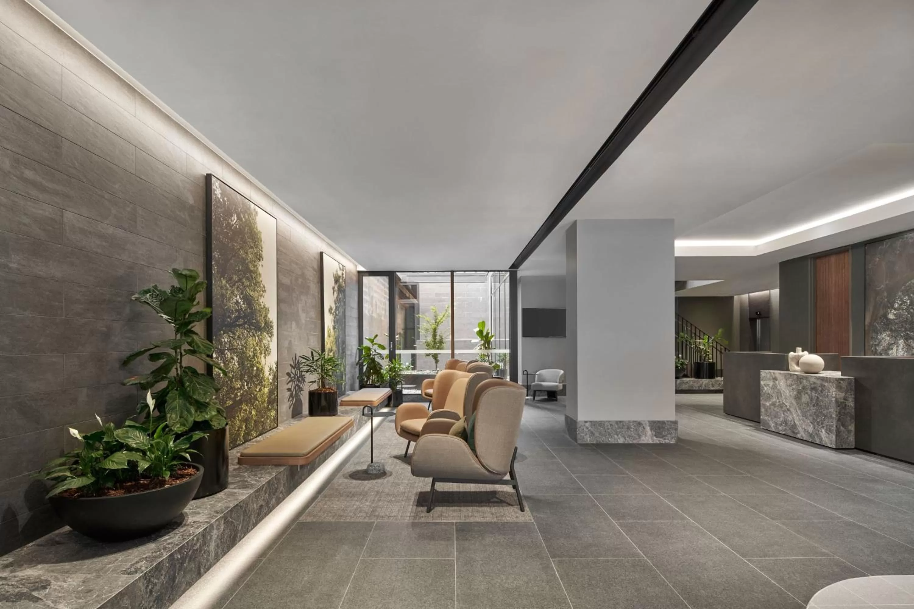 Lobby or reception in Courtyard by Marriott Melbourne Flagstaff Gardens