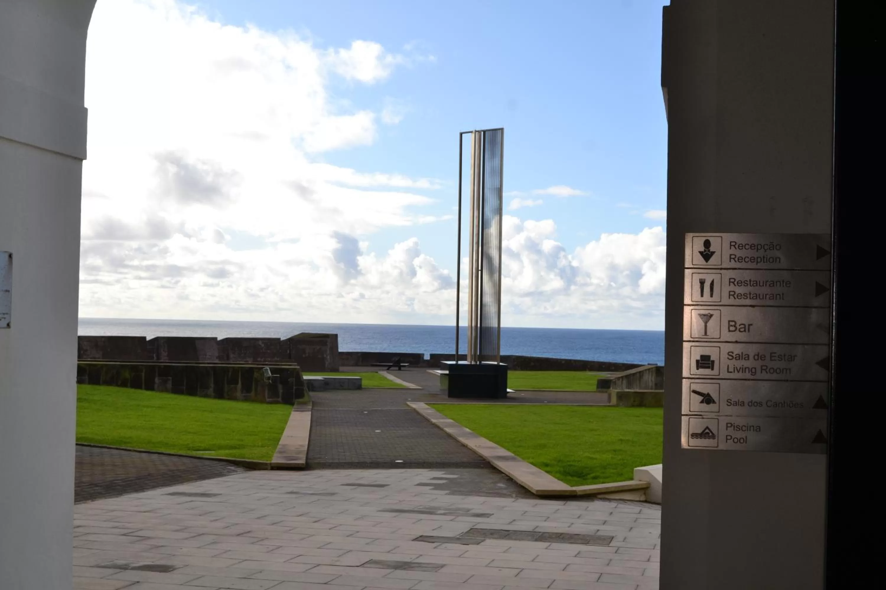 Natural landscape in Pousada de Angra do Heroismo Castelo de S. Sebastiao