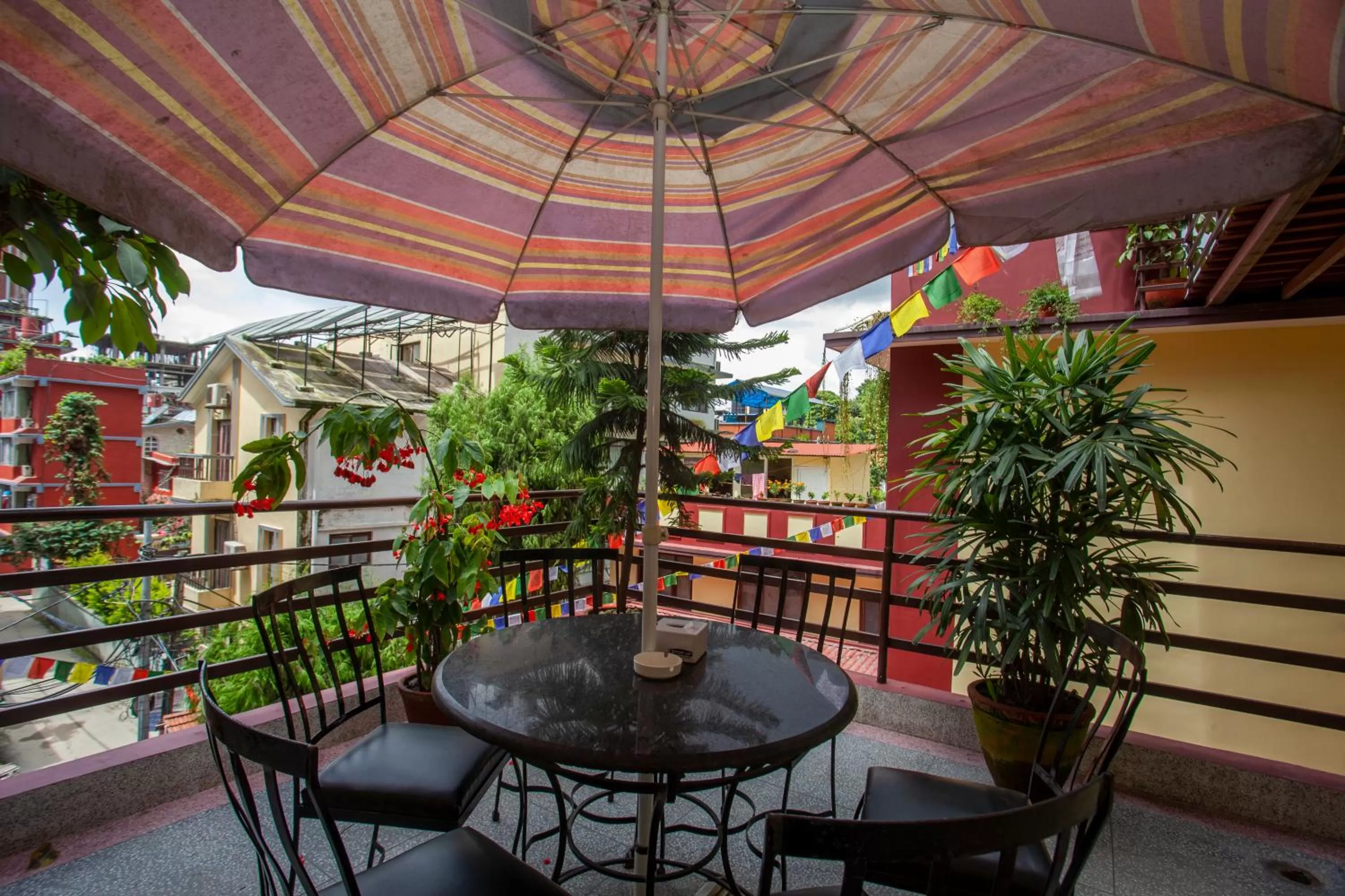 Patio in Aryatara Kathmandu Hotel