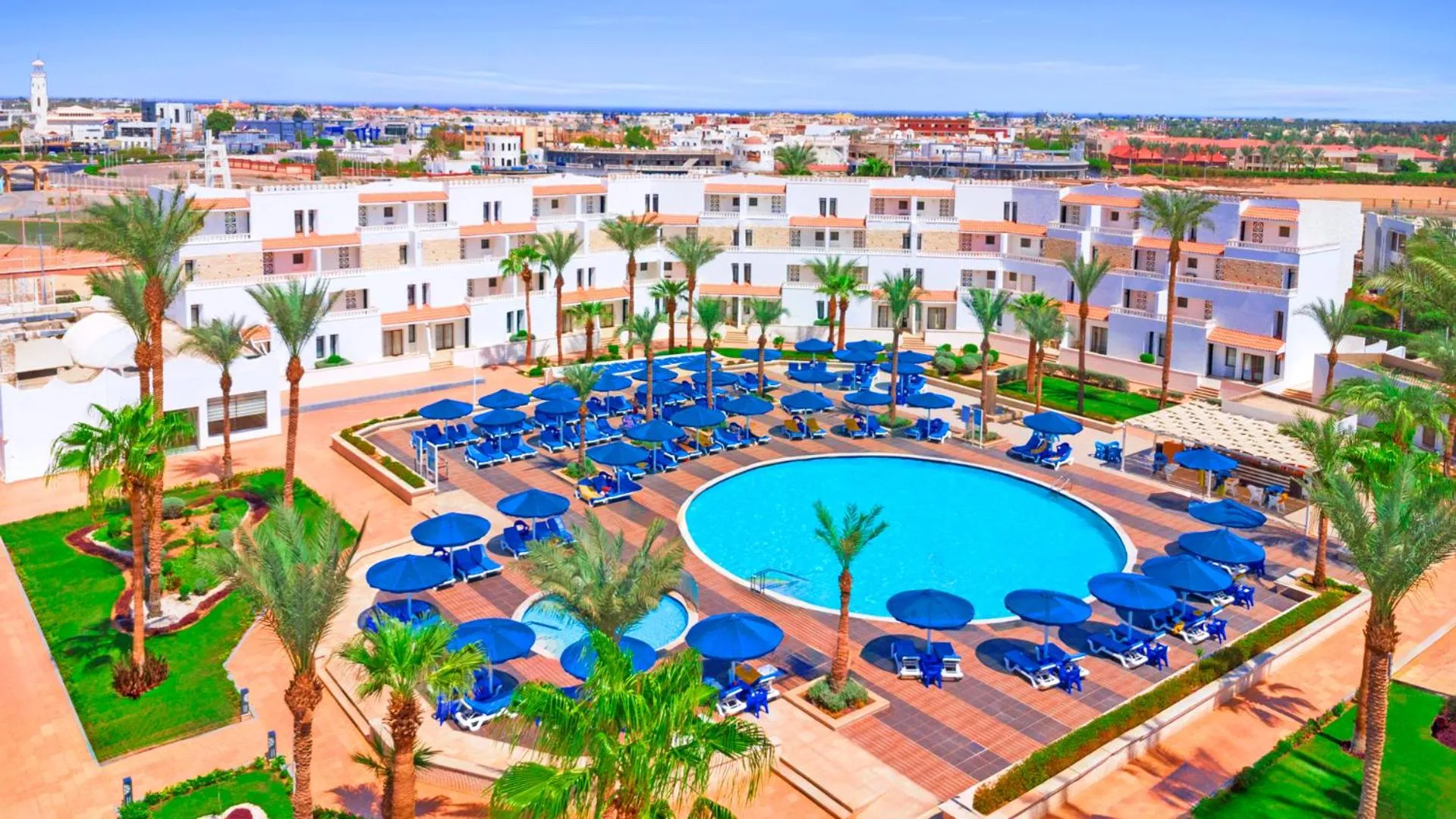 Bird's eye view in Albatros Sharm Resort - By Pickalbatros